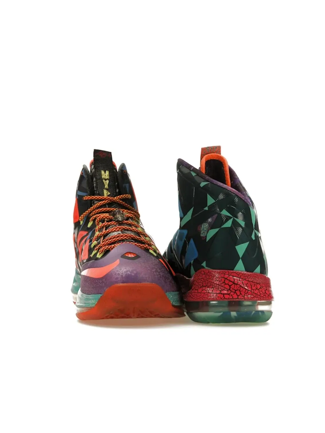 Мужские кроссовки для баскетбола Nike LeBron X — изображение 4 из 4, темный/серебристый-синий