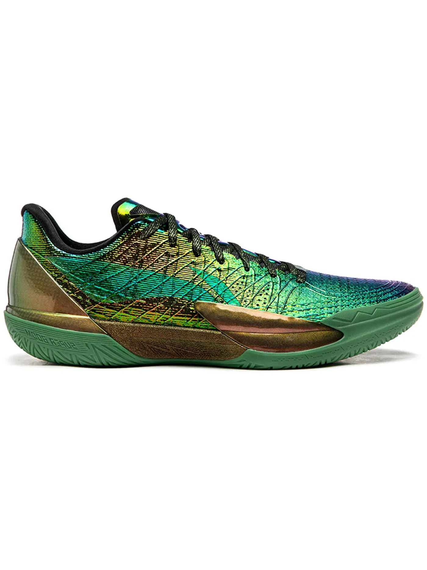 Мужские кроссовки для бега Li-Ning Gamma 2 — изображение 1 из 1, зеленый/золотистый