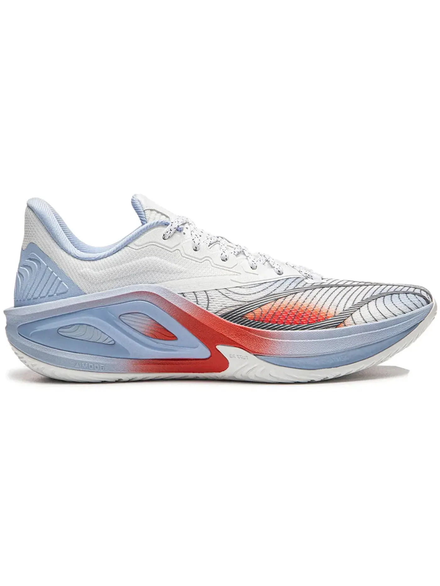Мужские кроссовки для бега Hurricane 2 Li-Ning — изображение 1 из 1, белый/синий/красный