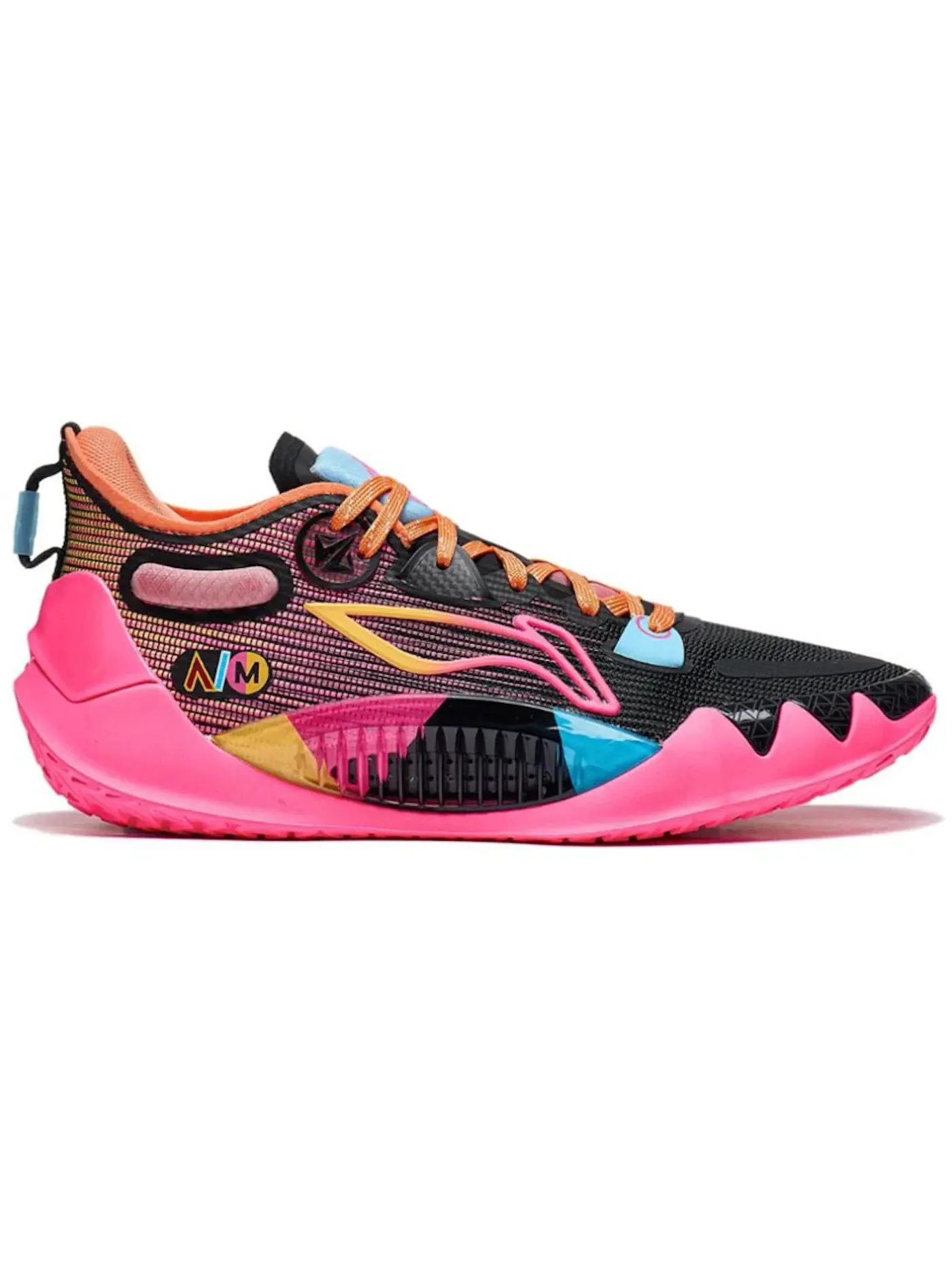 Мужские кроссовки для баскетбола Li-Ning Jimmy Butler 1 — изображение 1 из 1, черный/розовый/оранжевый