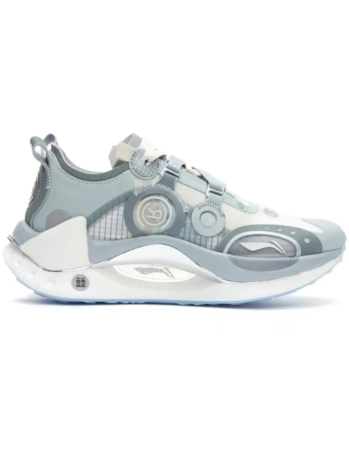 Мужские кроссовки для бега Li-Ning Jueying CRC Boom Essential — изображение 1 из 1, серебристый/серый