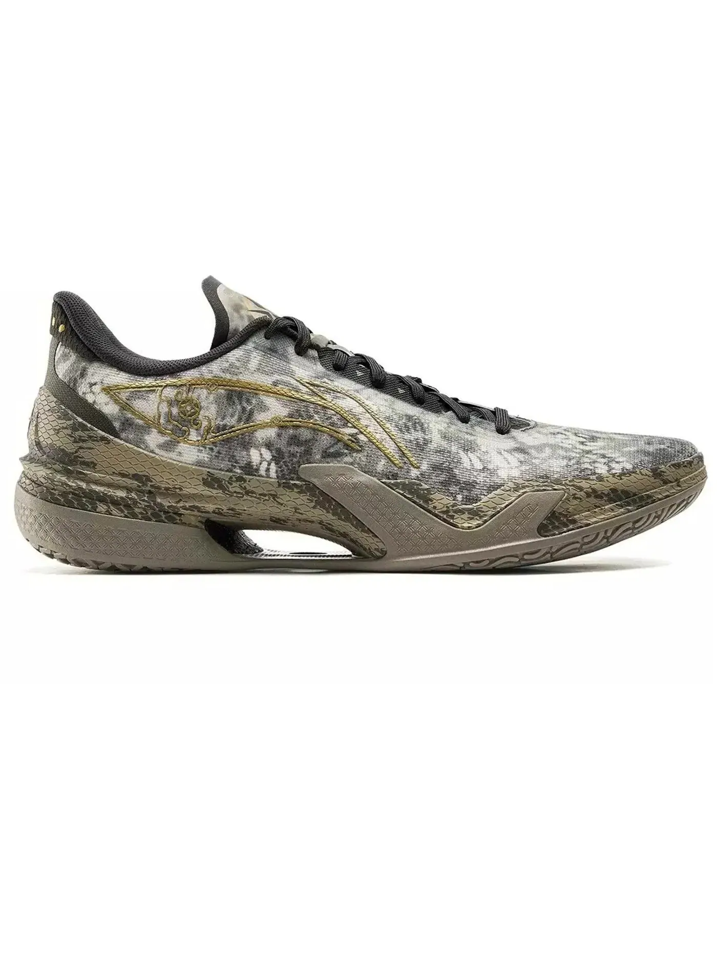 Мужские кроссовки баскетбольные Li-Ning LiRen 5 Low — изображение 1 из 1, бежевый зеленый