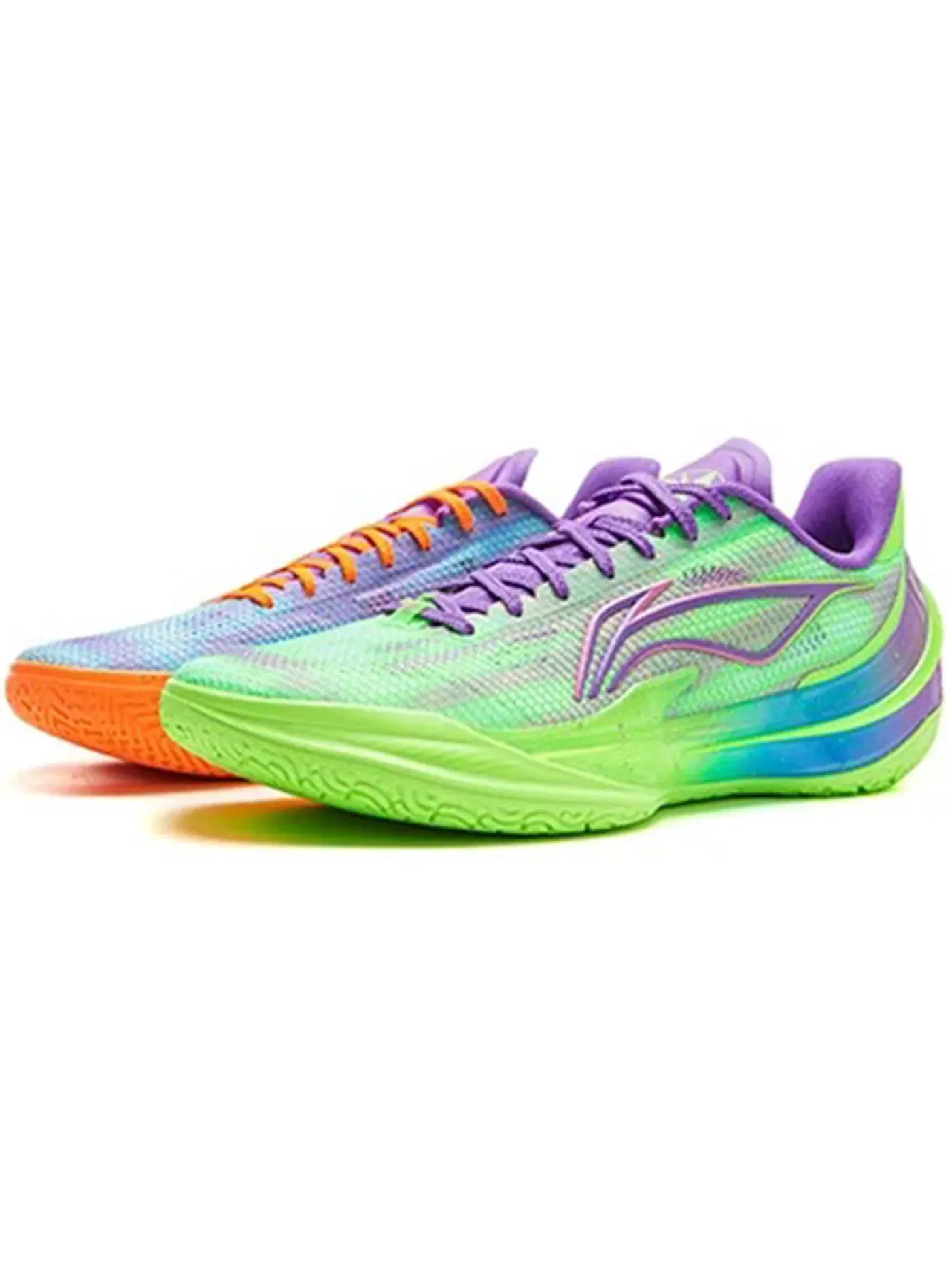 Мужские кроссовки Li-Ning Liren 5 V2 — изображение 1 из 1, зеленый/оранжевый