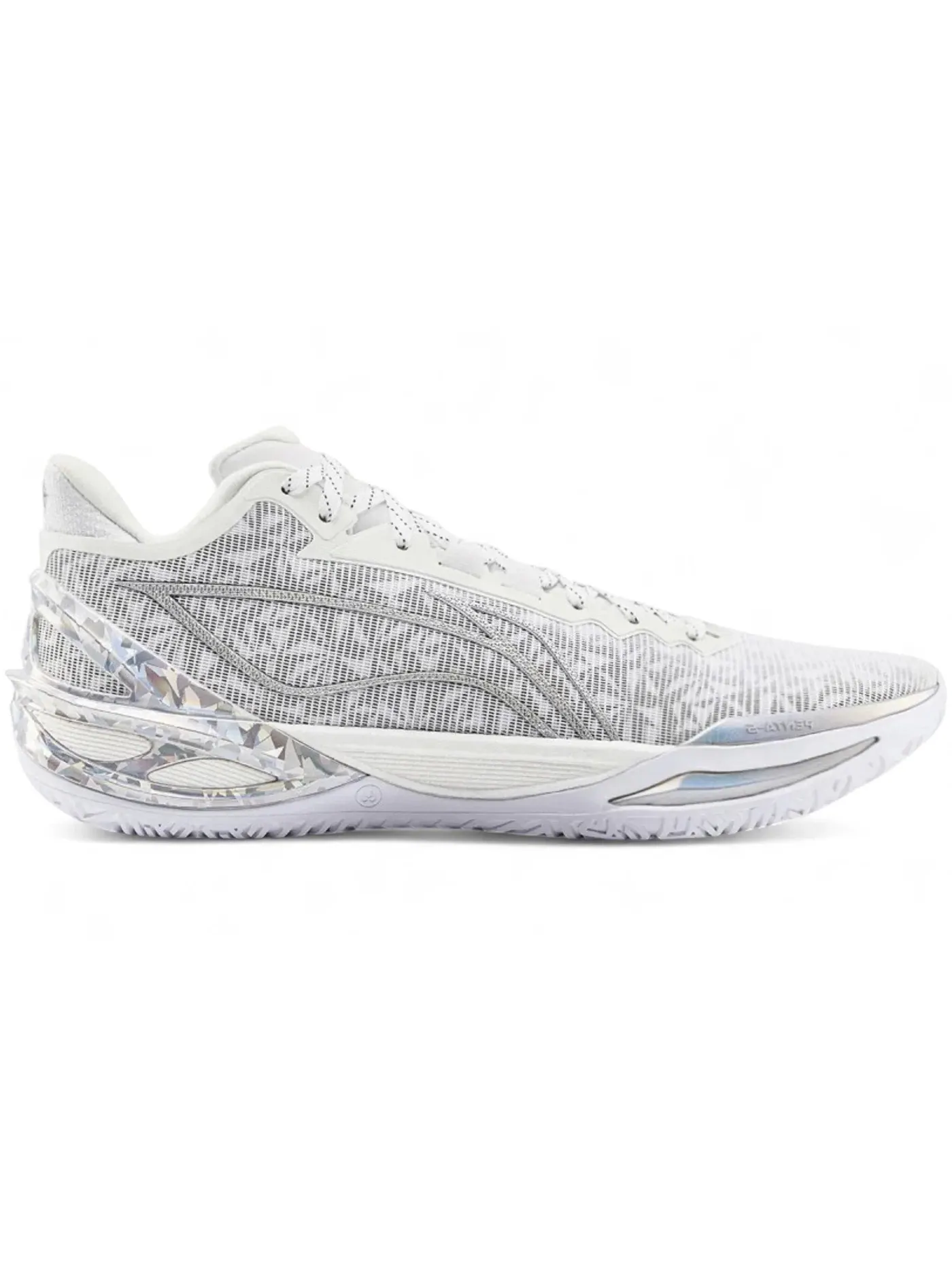Мужские кроссовки для бега Li-Ning LiRen 6 — изображение 1 из 1, белый/серый/серебристый