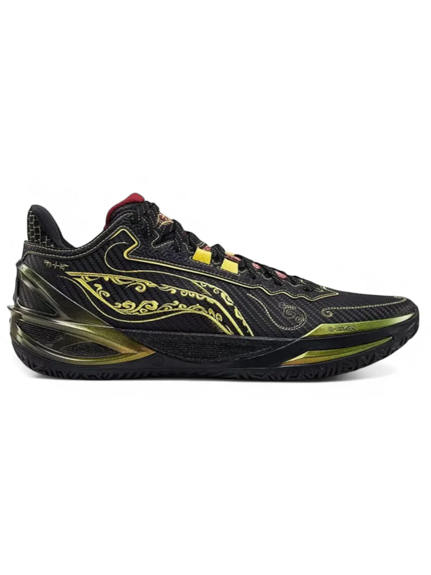 Мужские кроссовки для баскетбола Li-Ning Liren 6 — изображение 1 из 1, черный/золотистый