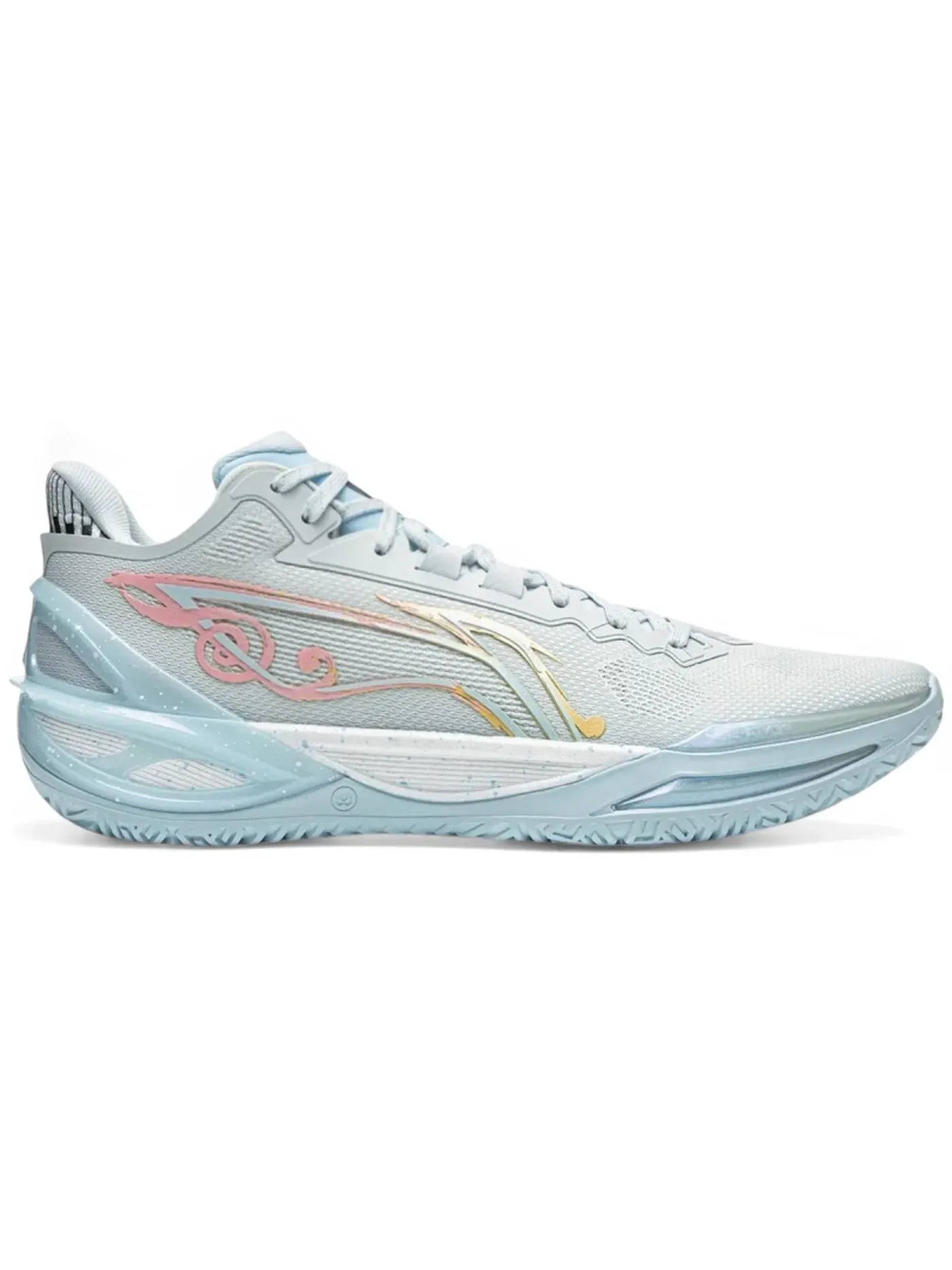 Мужские кроссовки для бега Li-Ning LiRen 6 — изображение 1 из 1, синий/розовый/золотистый