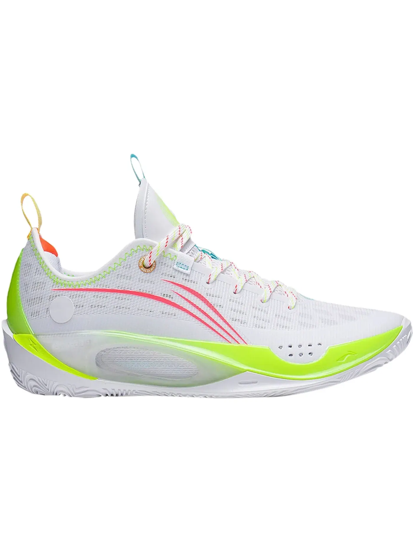 Мужские кроссовки для баскетбола Li-Ning Wade 808 2 — изображение 1 из 1, белый//розовый-синий
