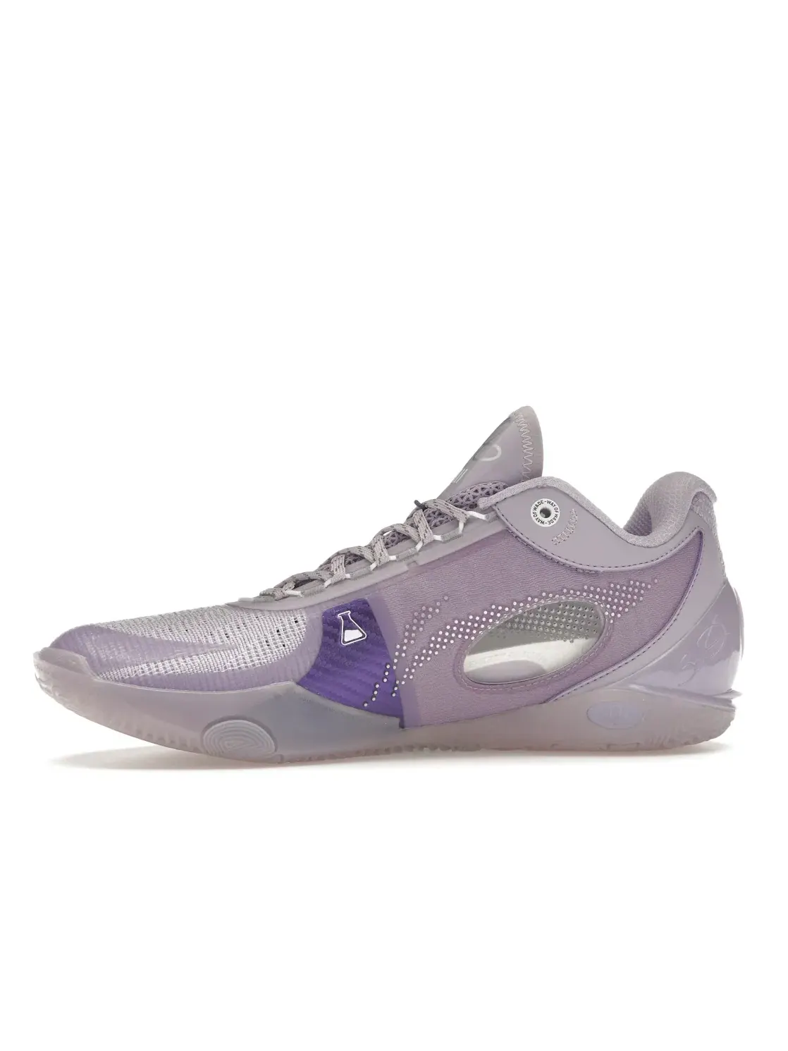 Мужские кроссовки для баскетбола Li-Ning Wade 808 3 Ultra — изображение 3 из 4, фиолетовый/серебристый
