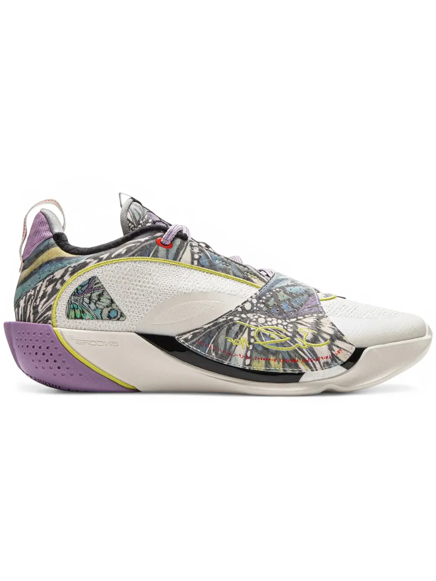 Мужские баскетбольные кроссовки Li-Ning Wade All City 13 Encore — изображение 1 из 1, белый/фиолетовый