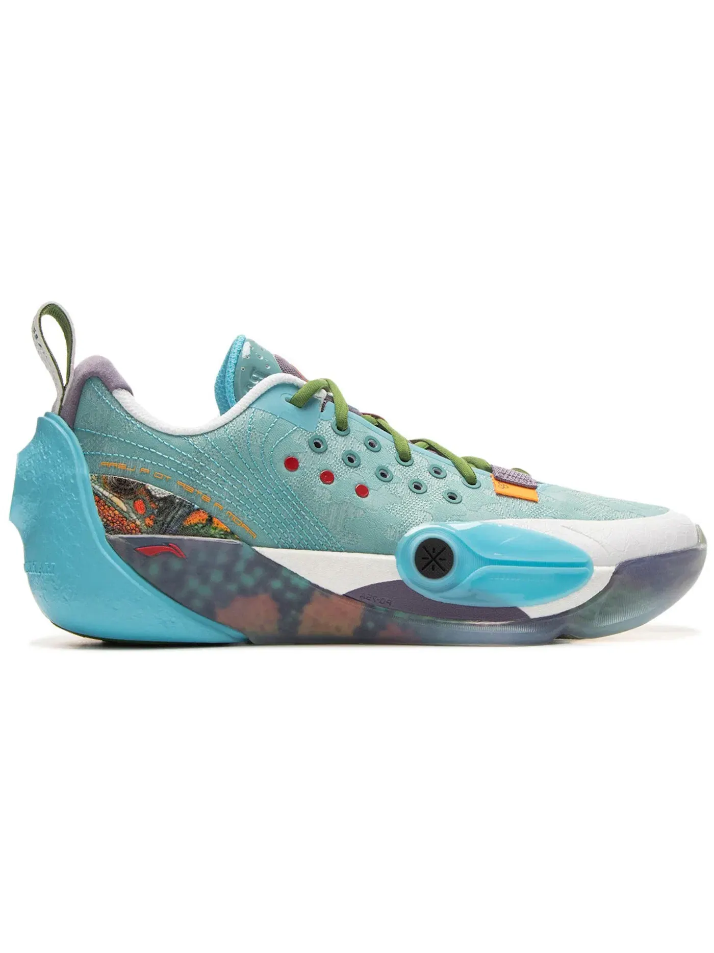 Мужские кроссовки для баскетбола Li-Ning Wade All City 13 — изображение 1 из 1, зеленый/синий