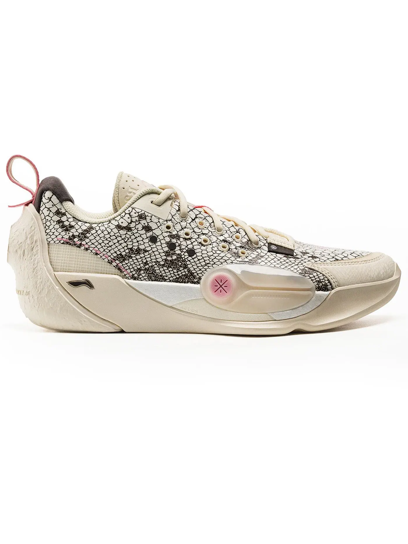 Мужские баскетбольные кроссовки с дизайном Year of the Snake Li-Ning Wade All City 13 — изображение 1 из 1, бежевый/розовый