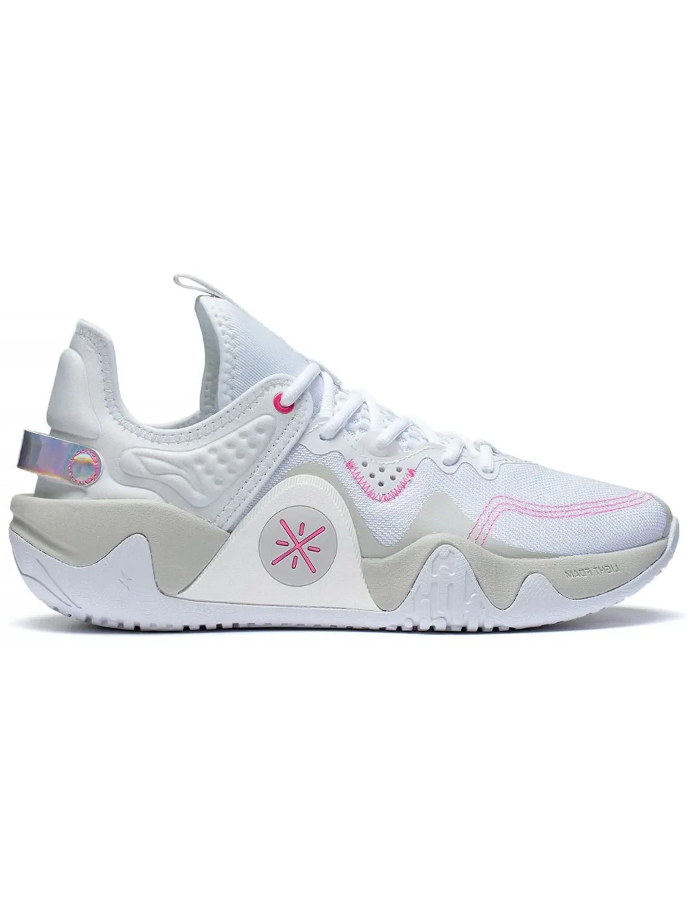 Мужские кроссовки для баскетбола Li-Ning Wade Ice Blood V2 — изображение 1 из 1, белый/розовый