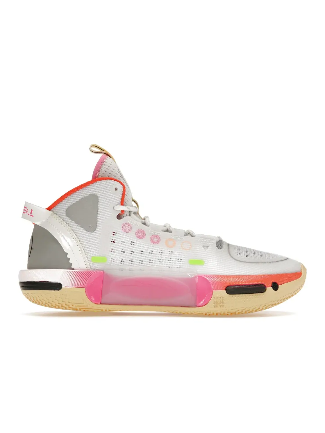 Мужские кроссовки для баскетбола Li-Ning Wade Shadow 4 — изображение 1 из 4, белый/розовый