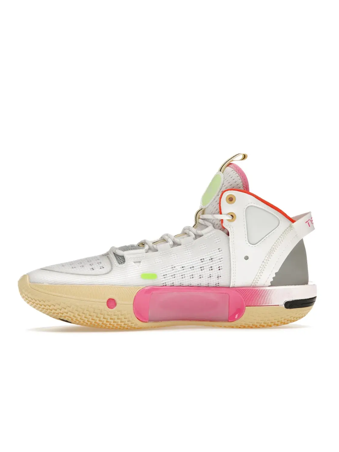Мужские кроссовки для баскетбола Li-Ning Wade Shadow 4 — изображение 3 из 4, белый/розовый