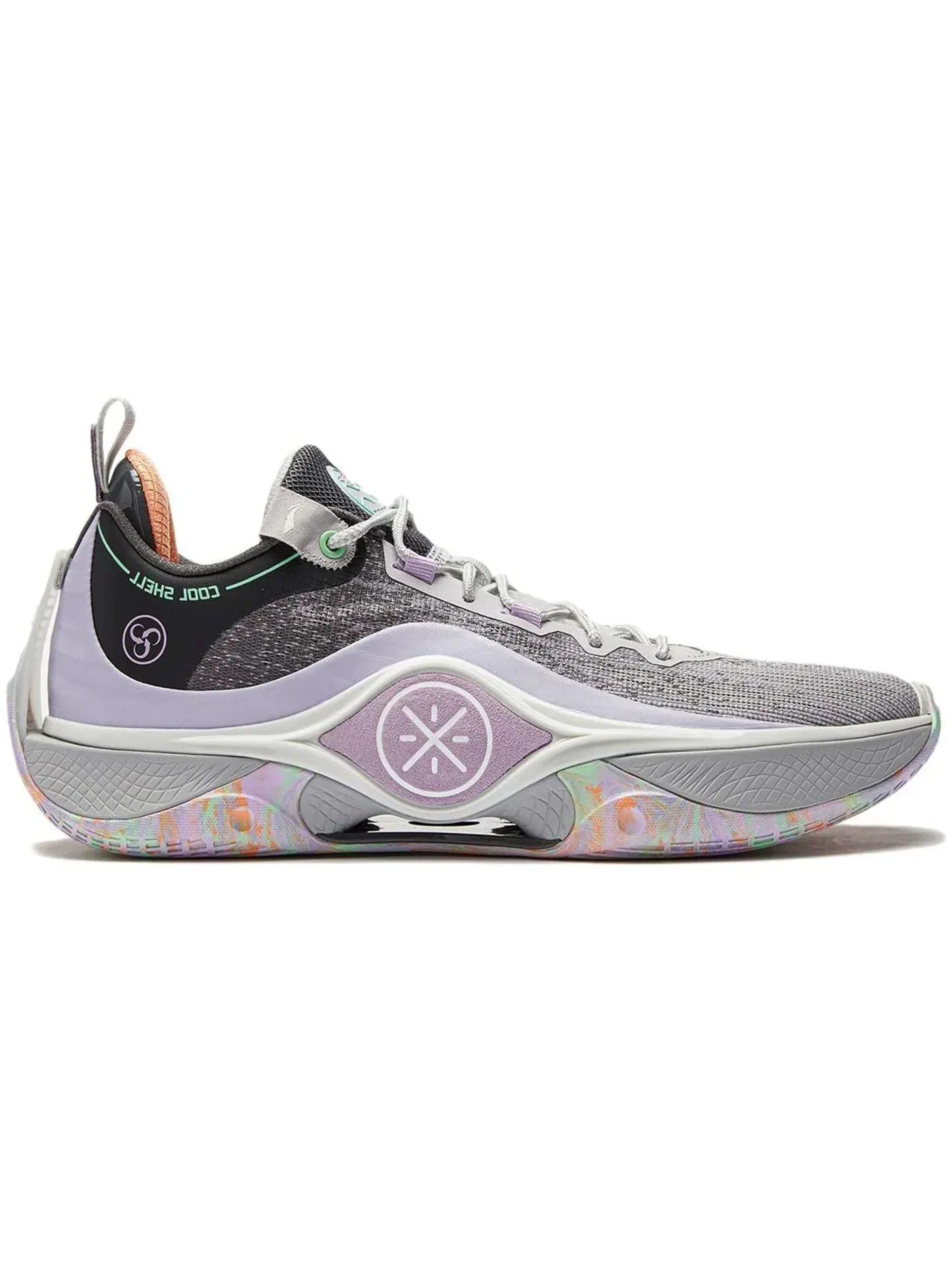 Мужские кроссовки для баскетбола Li-Ning Wade Shadow 5 V2 — изображение 1 из 1, серый//оранжевый