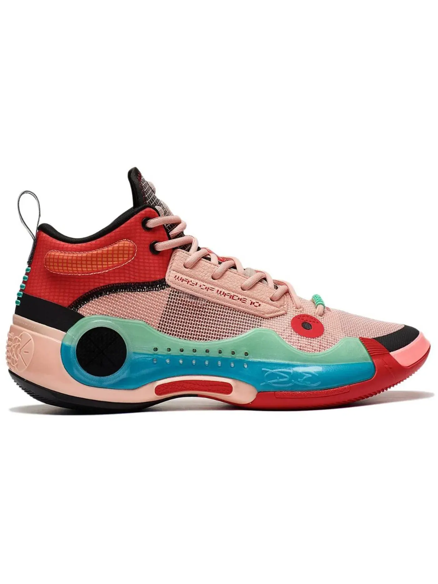 Мужские баскетбольные кроссовки Li-Ning Way of Wade 10 — изображение 1 из 1, оранжевый/синий/синий