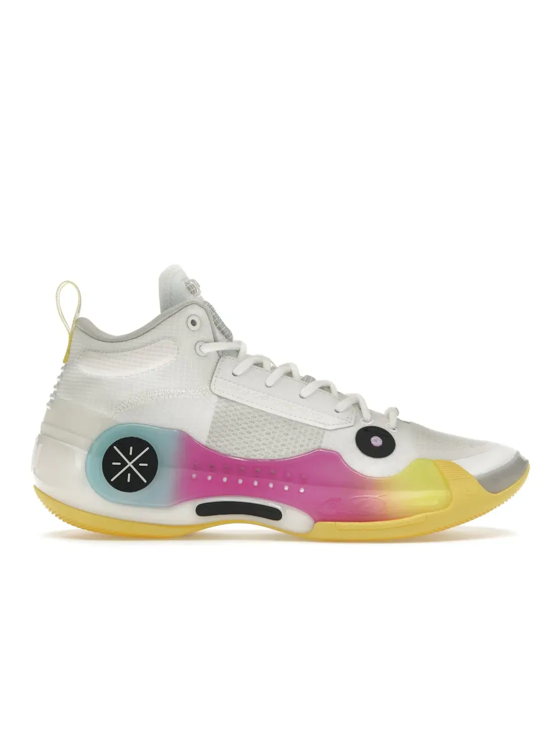 Мужские кроссовки для баскетбола Li-Ning Way of Wade 10 — изображение 1 из 4, белый/розовый/желтый