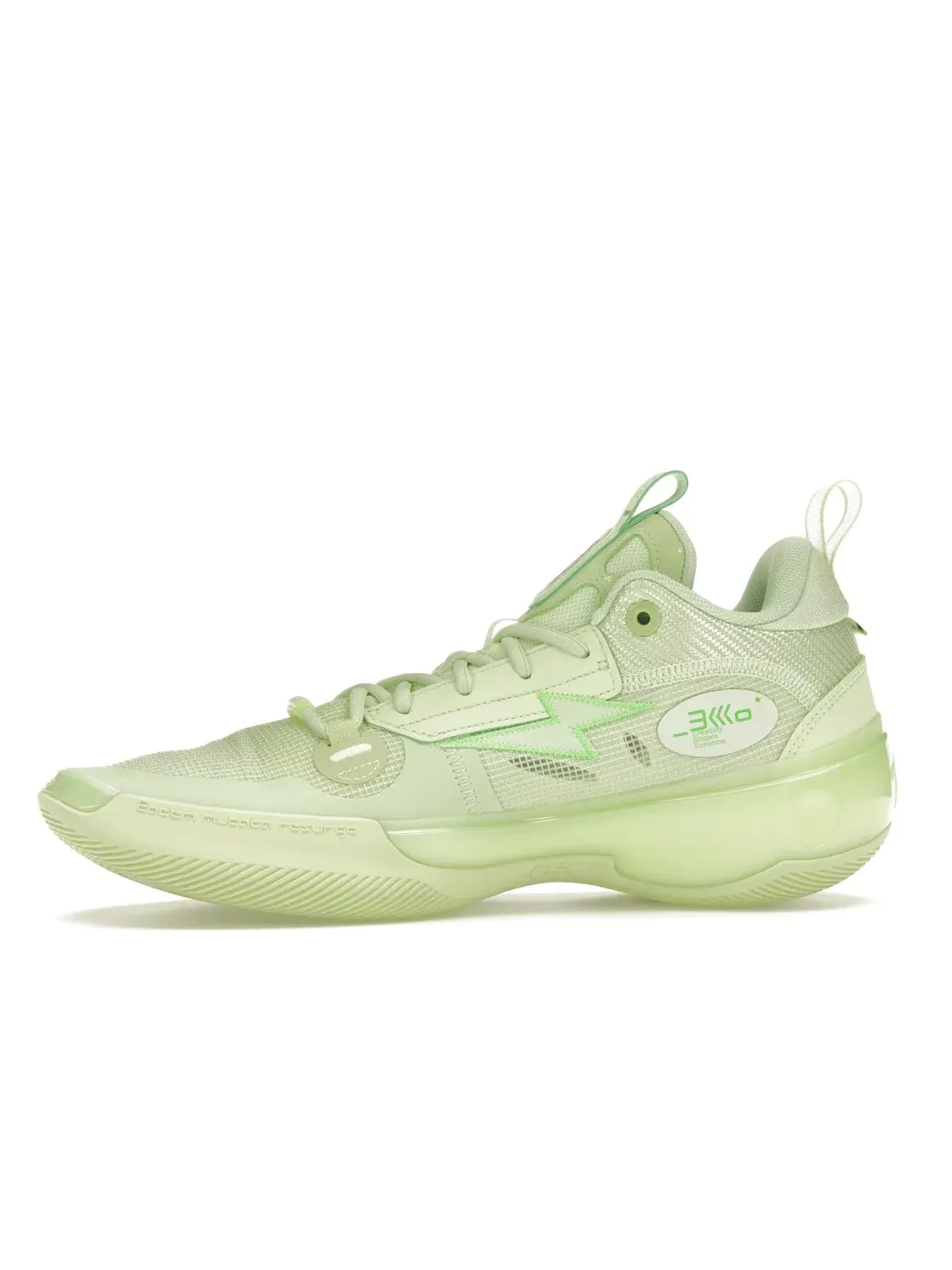 Мужские кроссовки с низким верхом Li-Ning Way of Wade 10 Low — изображение 3 из 4, зеленый белый