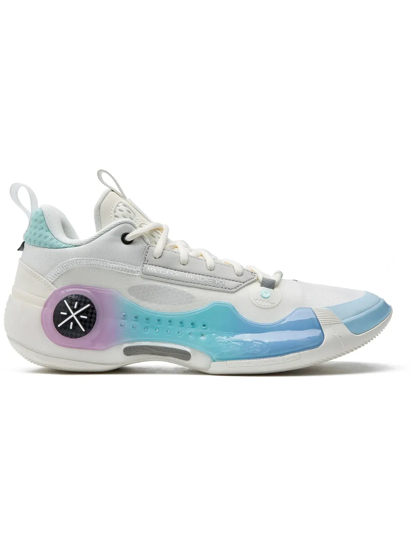 Мужские кроссовки для баскетбола Li-Ning Way Of Wade 10 Low — изображение 1 из 1, белый/синий/фиолетовый