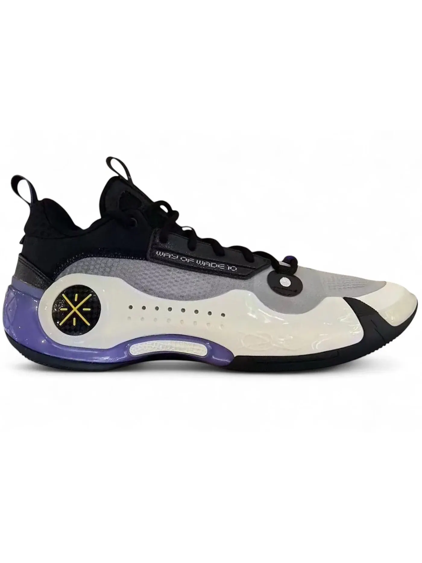 Мужские кроссовки для баскетбола Li-Ning Way of Wade 10 Low — изображение 1 из 1, черный/белый/фиолетовый