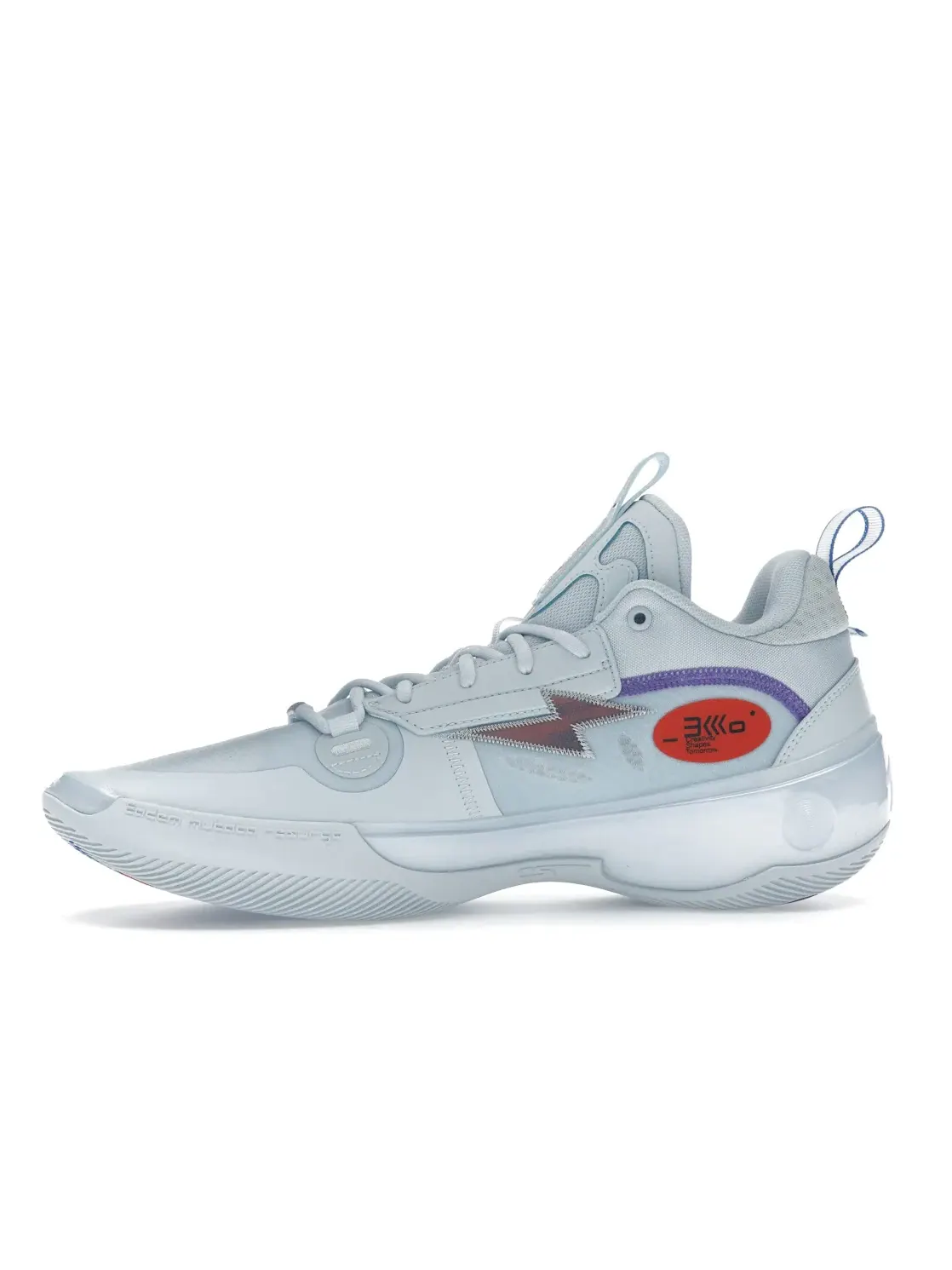 Мужские кроссовки для баскетбола Li-Ning Way of Wade 10 Low — изображение 3 из 4, серый/синий/фиолетовый