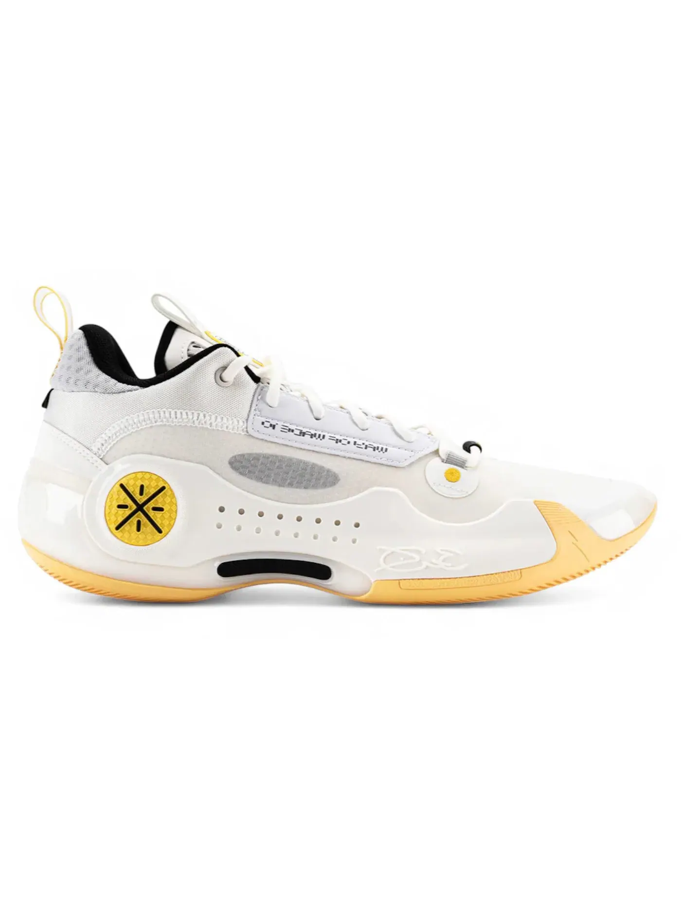 Мужские кроссовки баскетбольные Li-Ning Way of Wade 10 Low — изображение 1 из 1, белый/желтый/черный