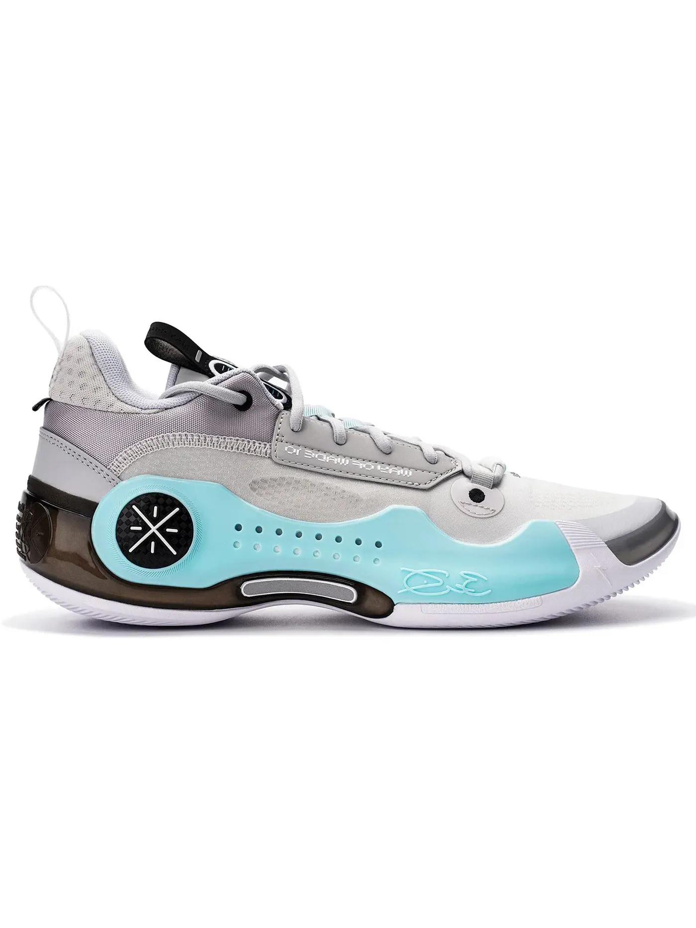 Мужские кроссовки для баскетбола Li-Ning Way of Wade 10 Low — изображение 1 из 1, серый/синий/черный