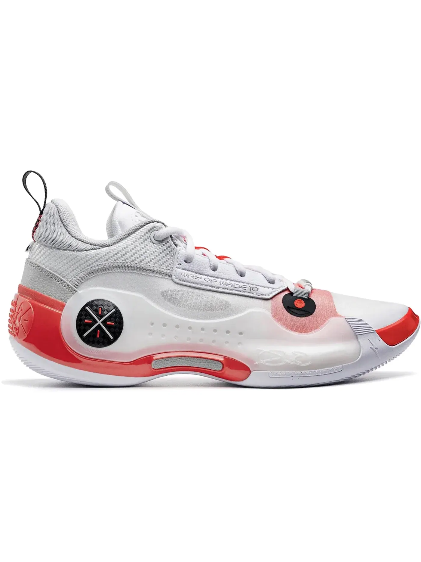 Мужские кроссовки для баскетбола Li-Ning Way of Wade 10 Low — изображение 1 из 1, белый/красный