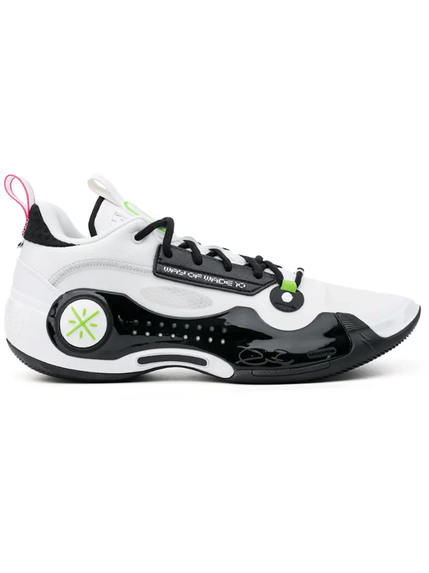 Мужские баскетбольные кроссовки Li-Ning Way Of Wade 10 Low — изображение 1 из 1, белый/черный