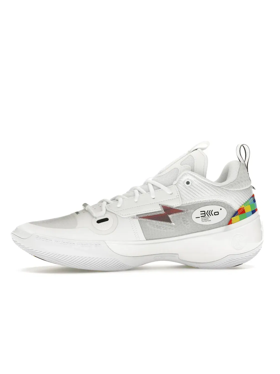 Мужские баскетбольные кроссовки с низким верхом Li-Ning Way of Wade 10 Low — изображение 3 из 4, белый/мульти