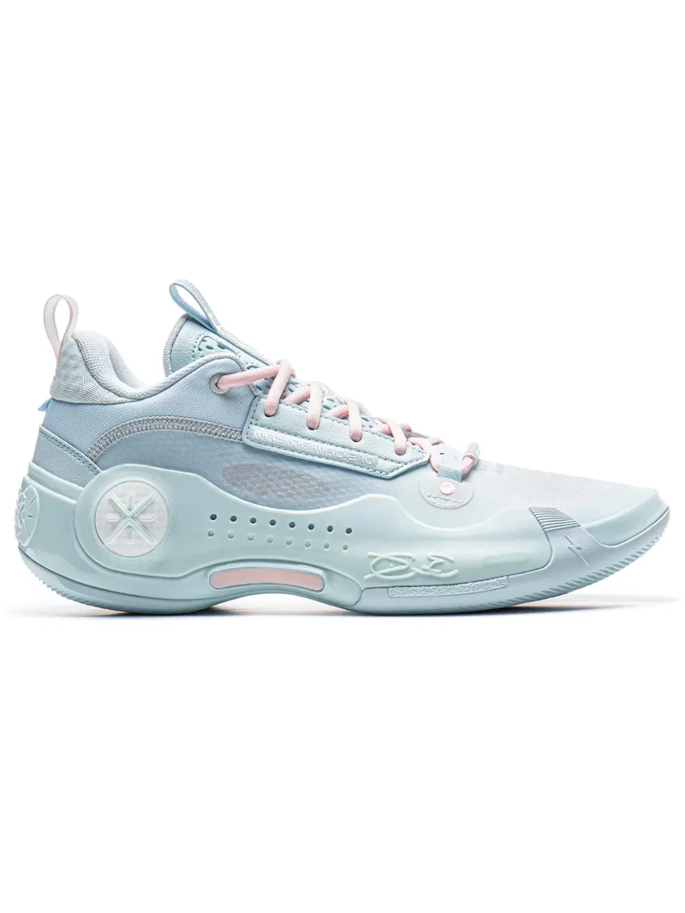 Мужские кроссовки для баскетбола Li-Ning Way Of Wade 10 Low — изображение 1 из 1, светлый синий розовый