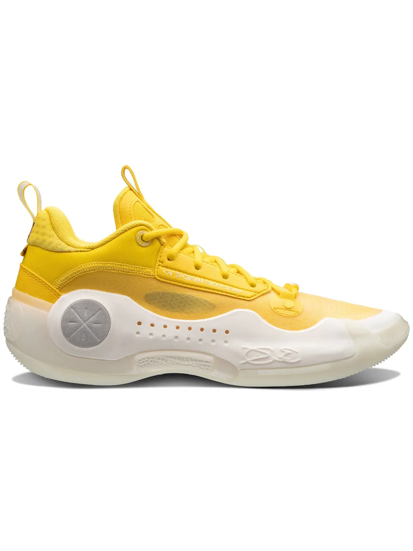 Мужские кроссовки для баскетбола Li-Ning Way of Wade 10 Low — изображение 1 из 1, желтый/белый