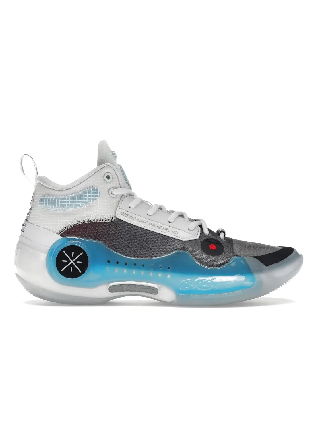 Мужские баскетбольные кроссовки Li-Ning Way of Wade 10 — изображение 1 из 4, серый/белый/синий