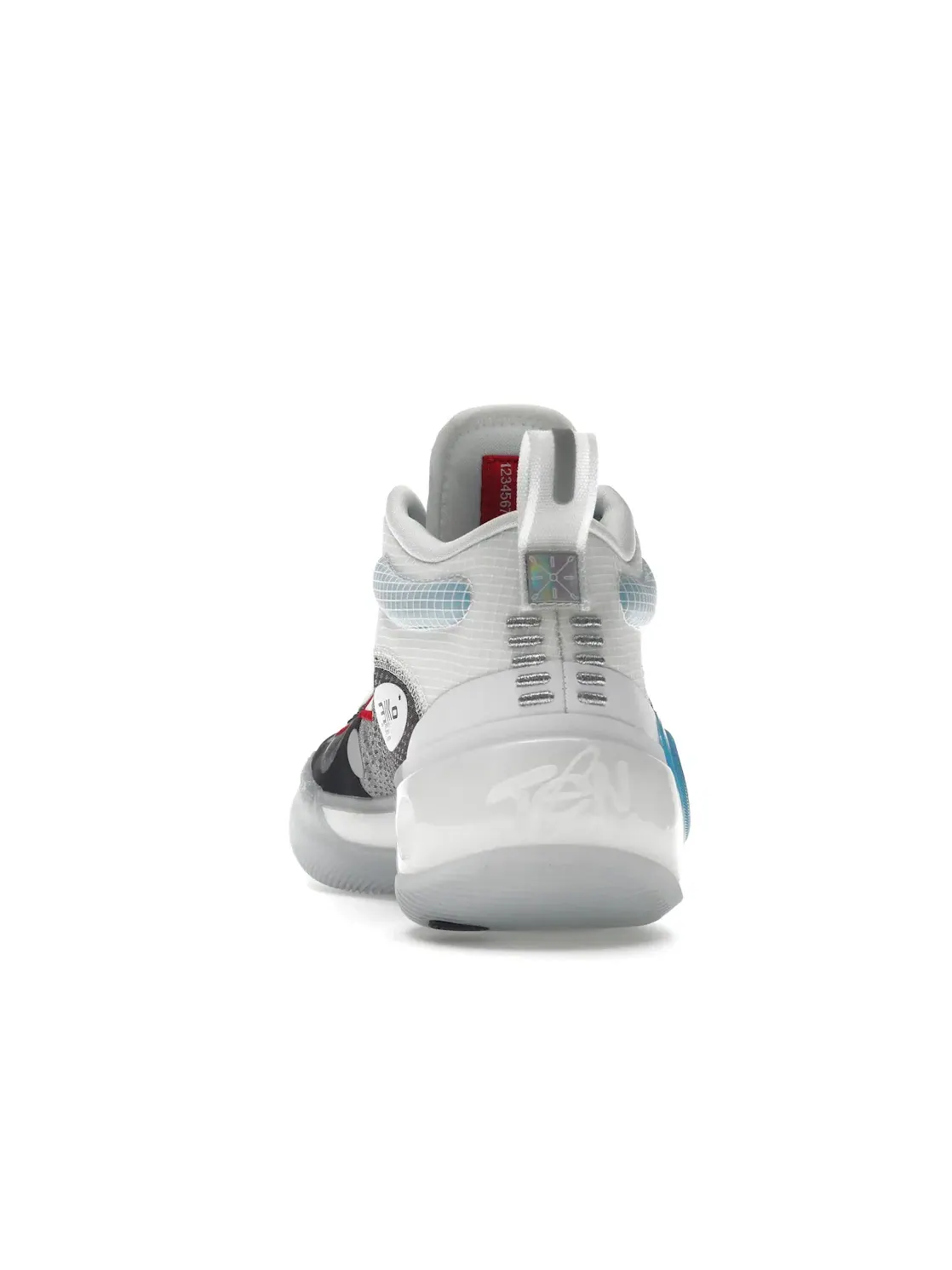 Мужские баскетбольные кроссовки Li-Ning Way of Wade 10 — изображение 4 из 4, серый/белый/синий