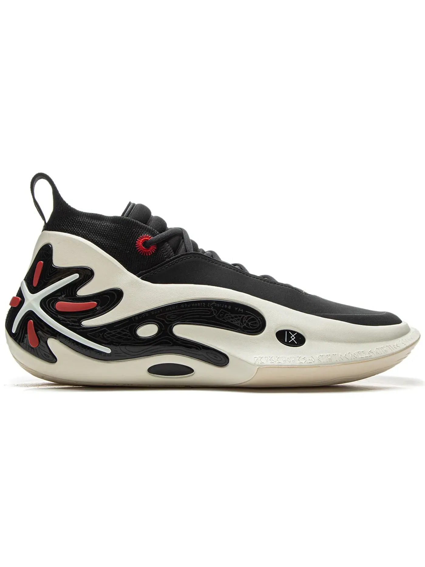 Мужские кроссовки для баскетбола с принтом Li-Ning Way of Wade 11 — изображение 1 из 1, черный/белый/красный