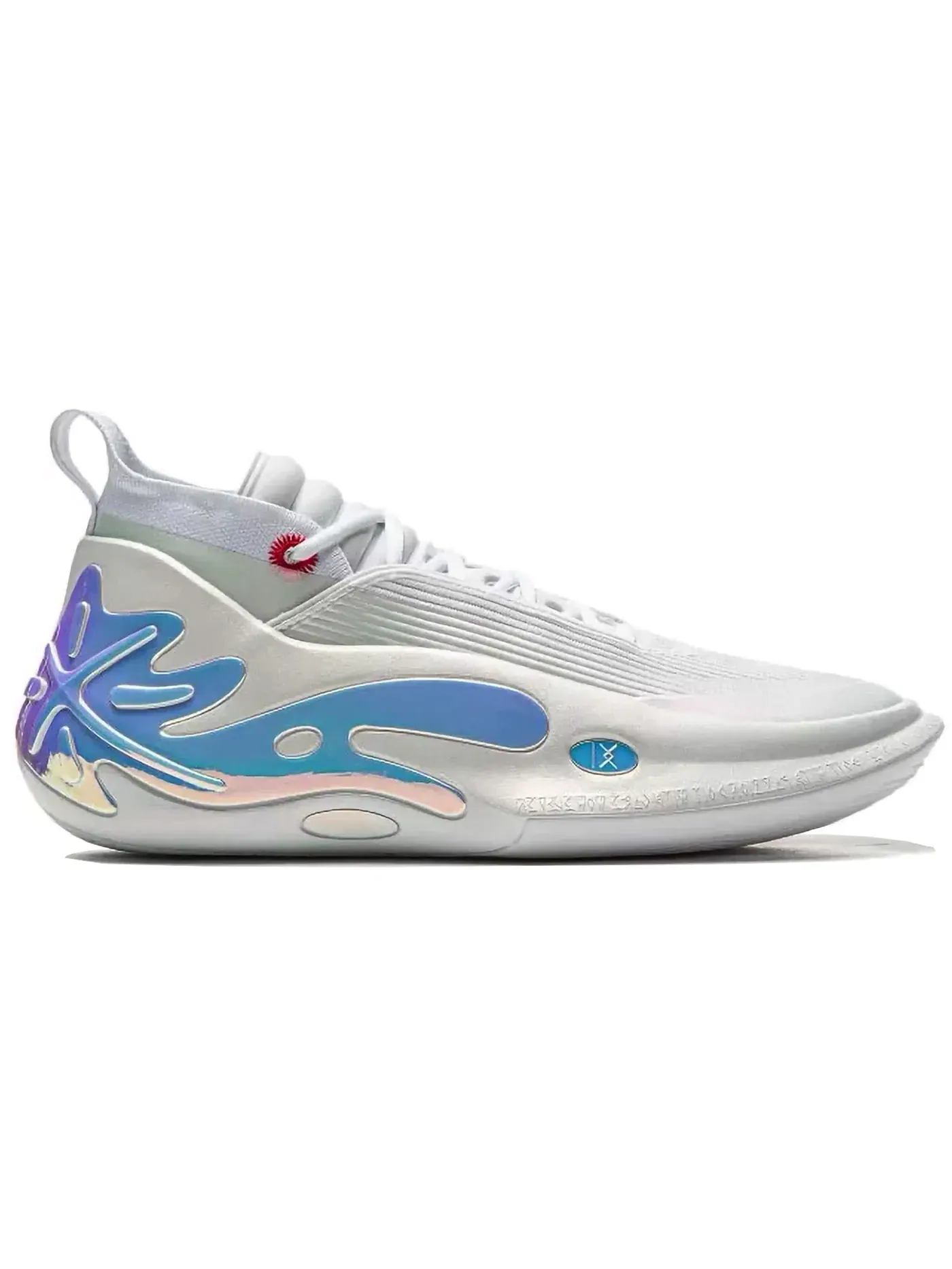 Мужские кроссовки с высокой посадкой Li-Ning Way of Wade 11 — изображение 1 из 1, серебряный