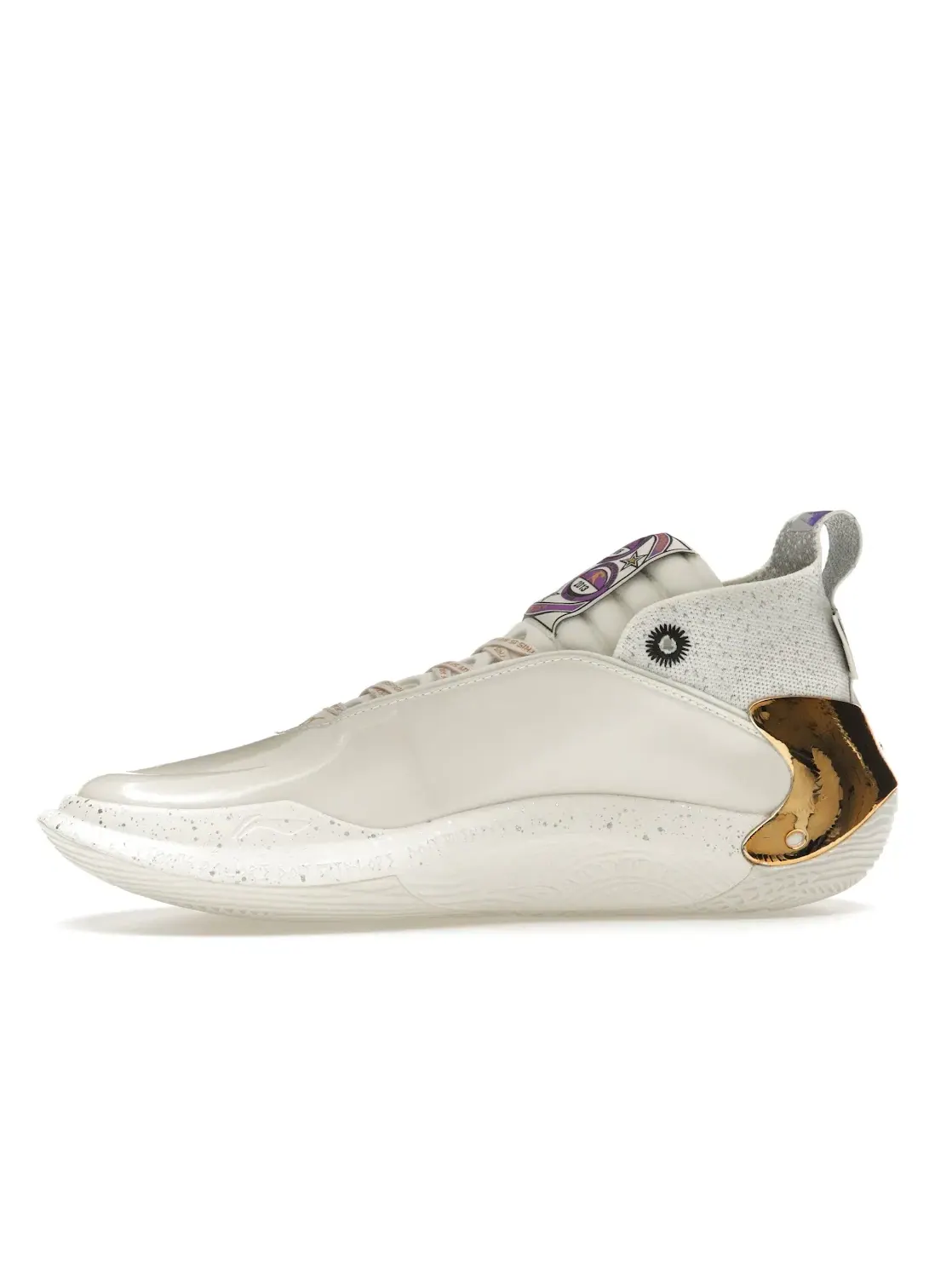 Мужские кроссовки для баскетбола Li-Ning Way of Wade 11 — изображение 3 из 4, белый/золотистый