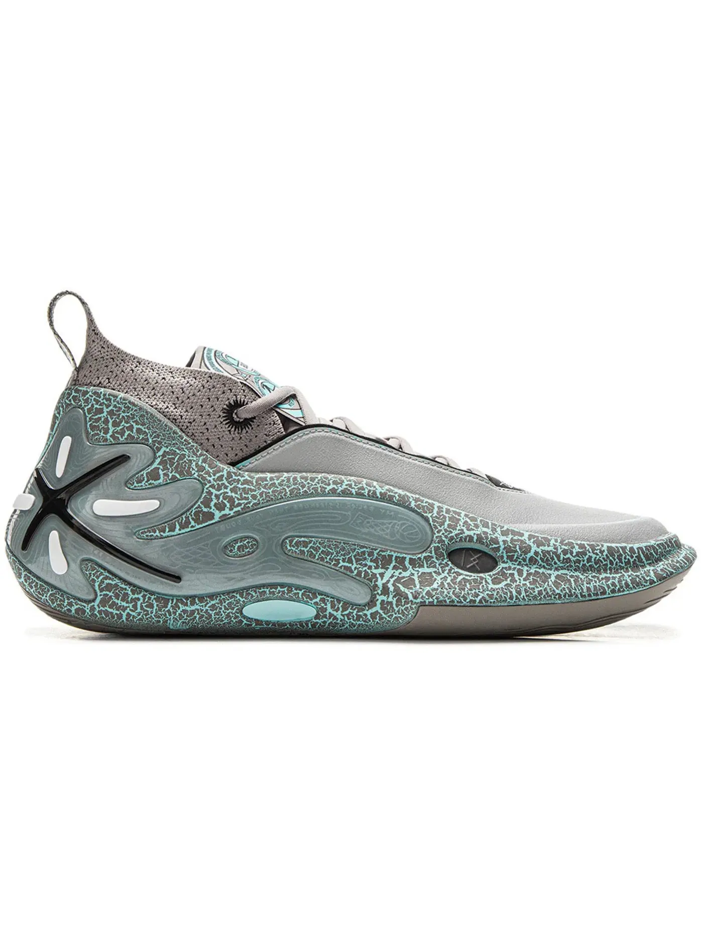 Мужские баскетбольные кроссовки Li-Ning Way of Wade 11 — изображение 1 из 1, серый/зеленый