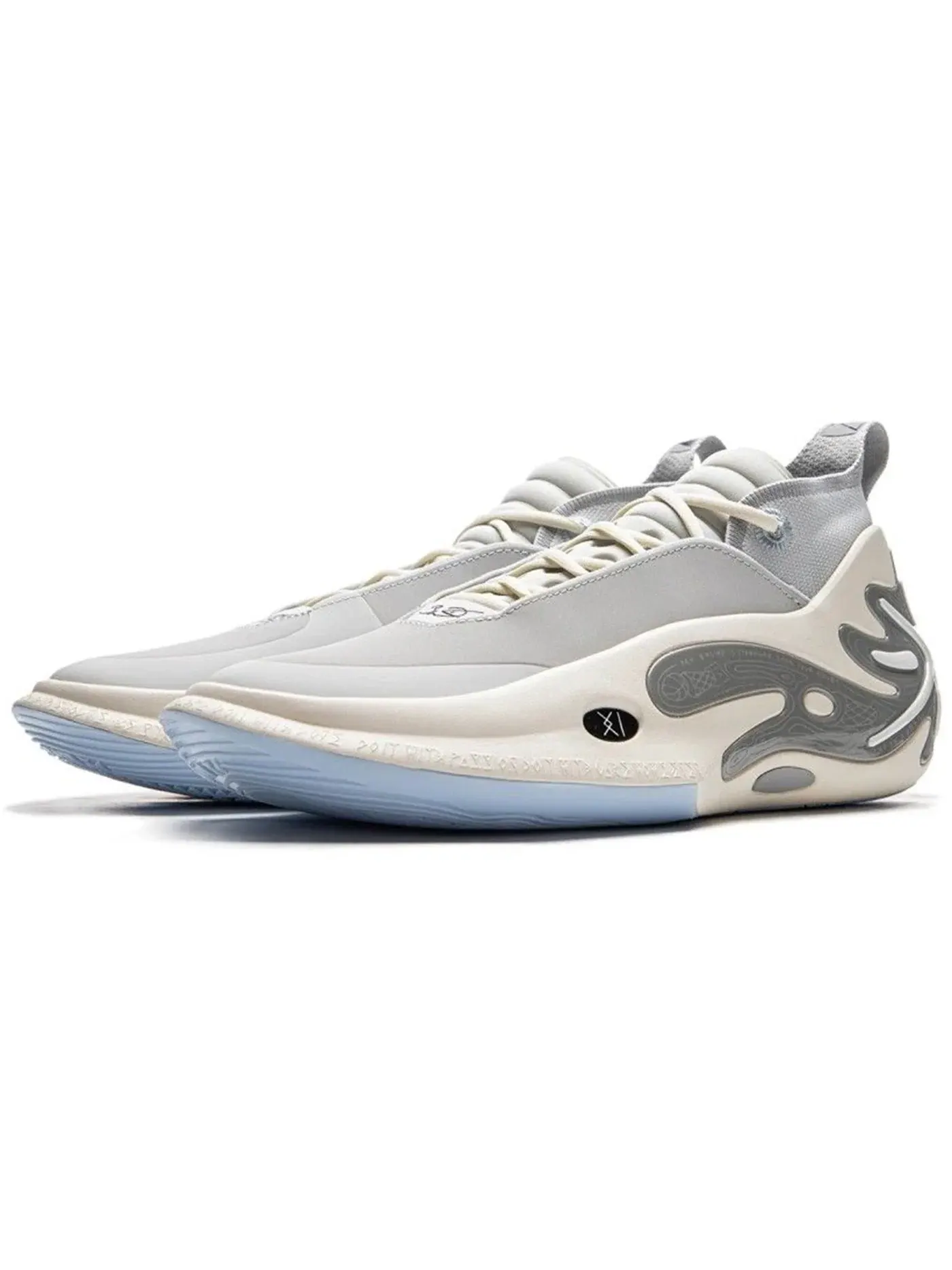 Мужские баскетбольные кроссовки Li-Ning Way Of Wade 11 — изображение 2 из 2, белый/серый