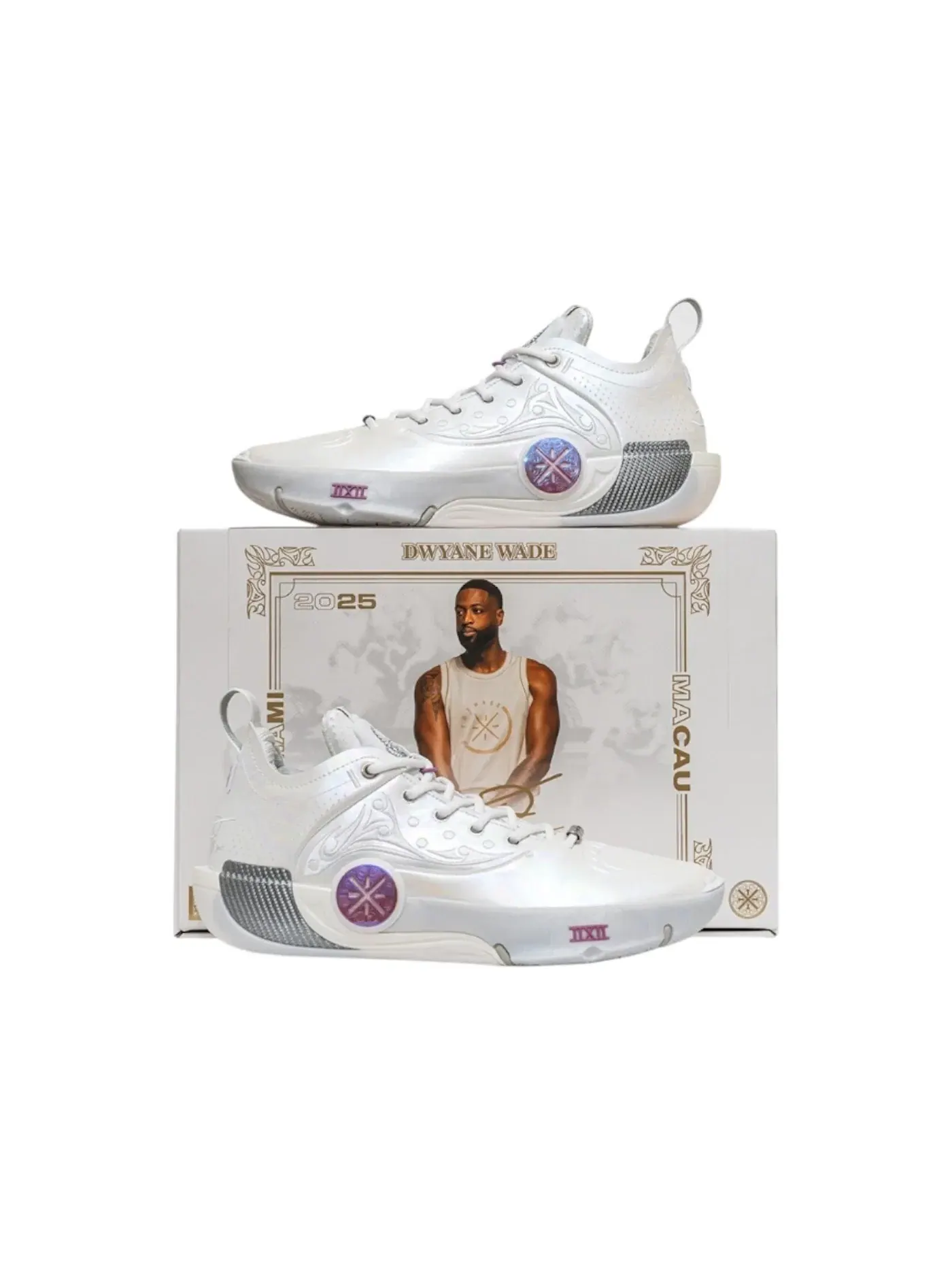 Мужские кроссовки для баскетбола Li-Ning Way Of Wade 12 Lux — изображение 1 из 1, белый