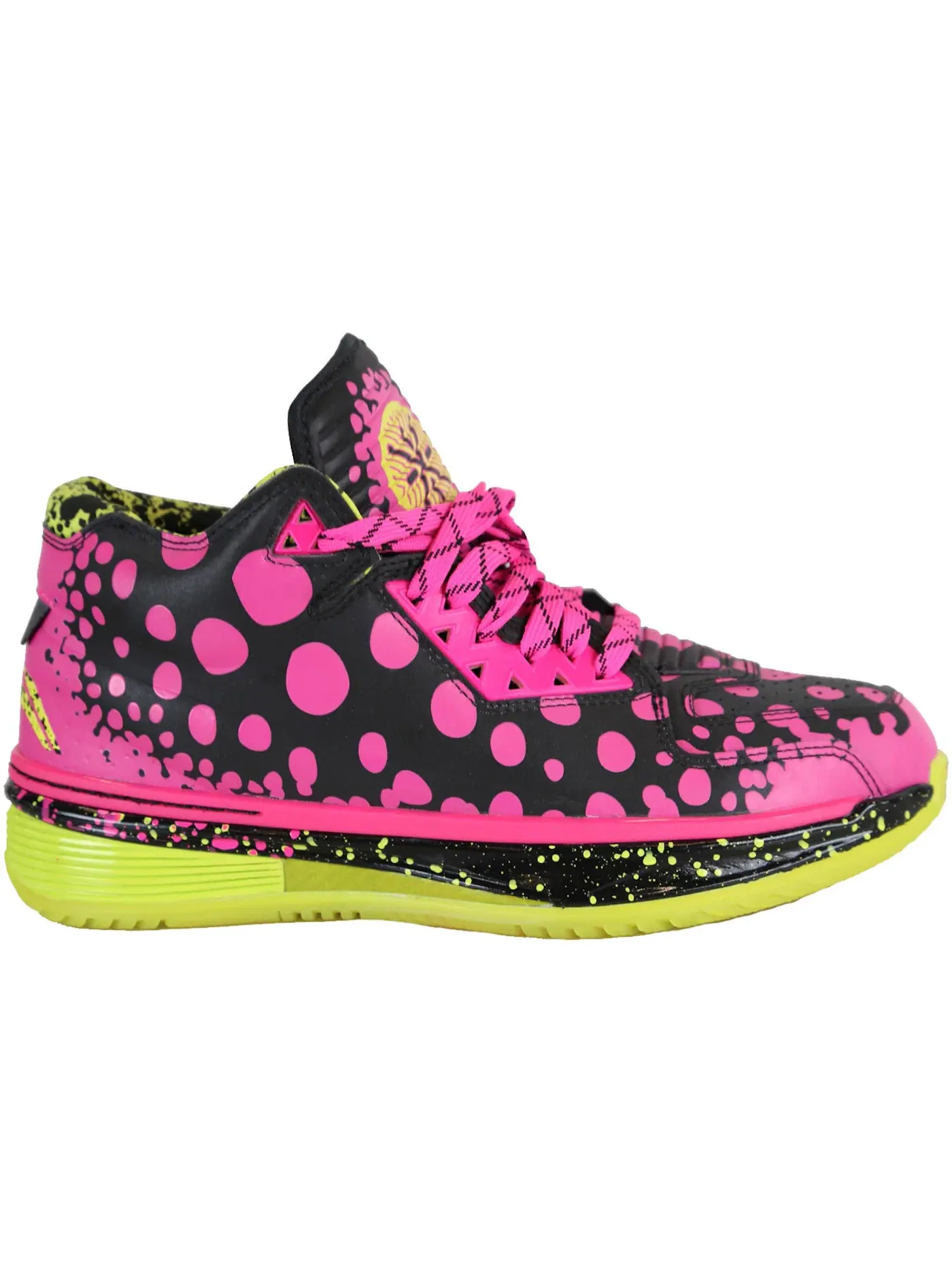 Мужские баскетбольные кроссовки Li-Ning Way of Wade 2 — изображение 1 из 1, черный/розовый/желтый