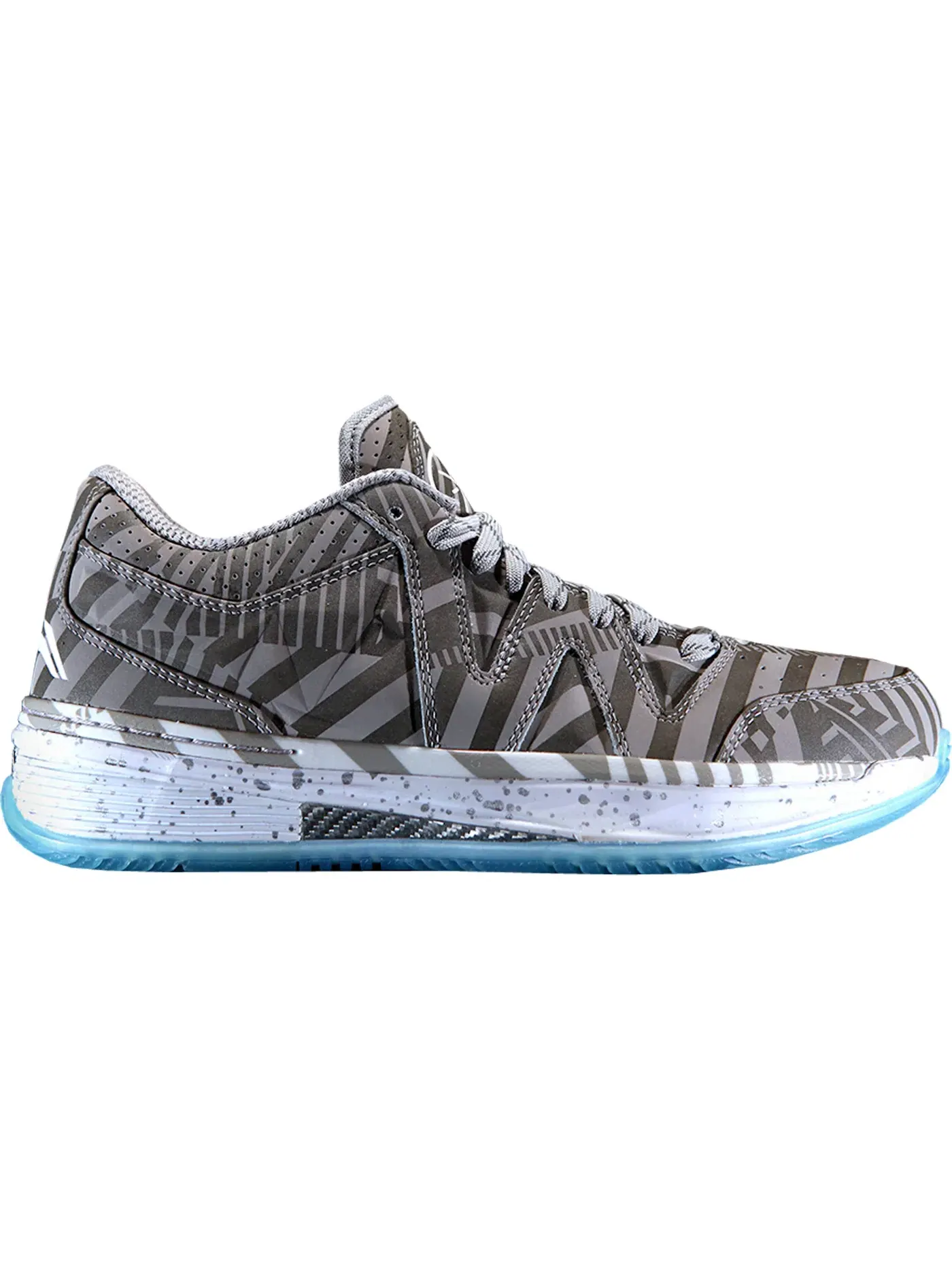 Мужские кроссовки для баскетбола Li-Ning Way Of Wade 2 Low Iceman — изображение 1 из 1, серый/белый