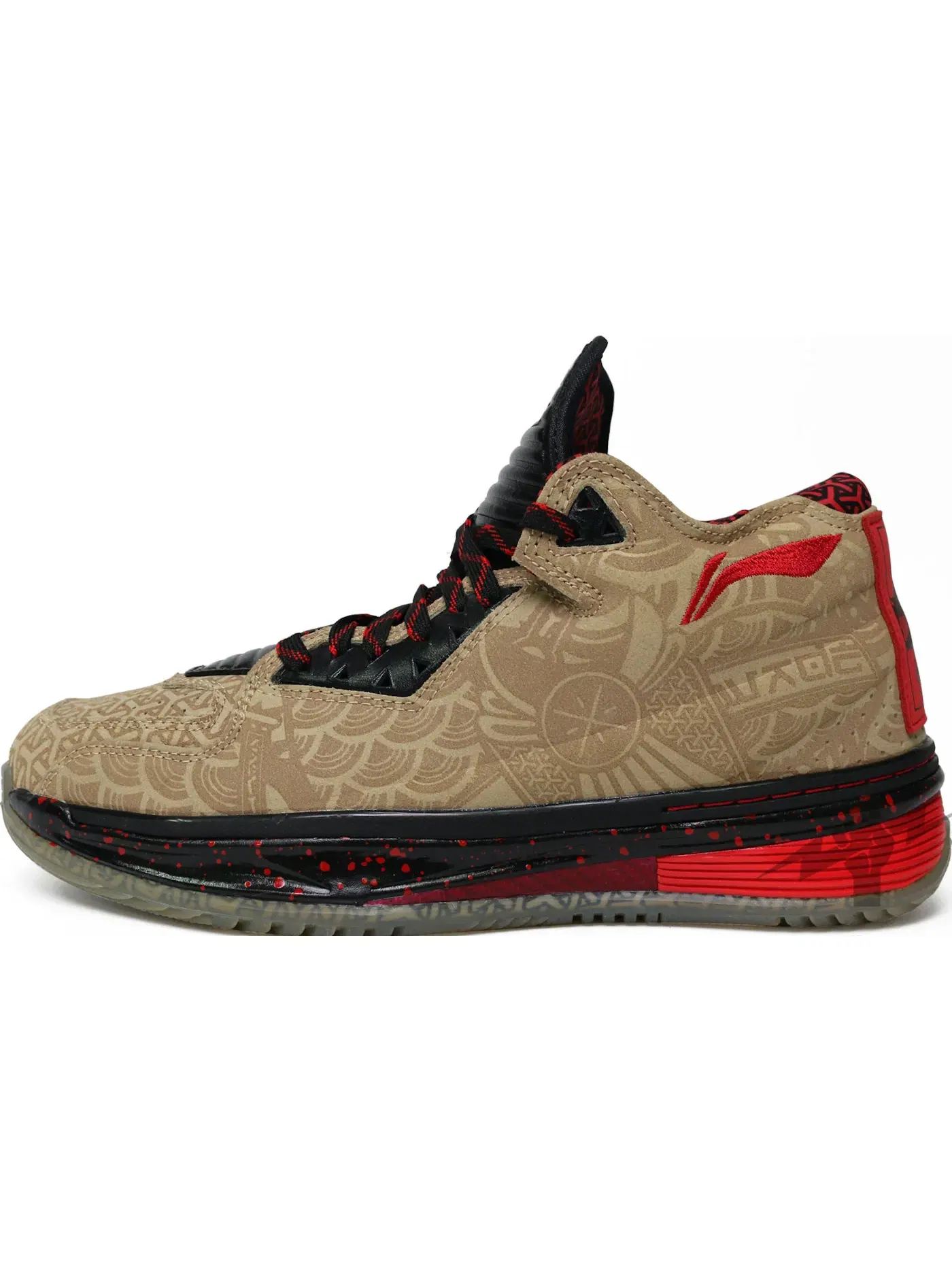 Мужские кроссовки для баскетбола Li-Ning Way of Wade 2 — изображение 1 из 1, желтый/красный/черный