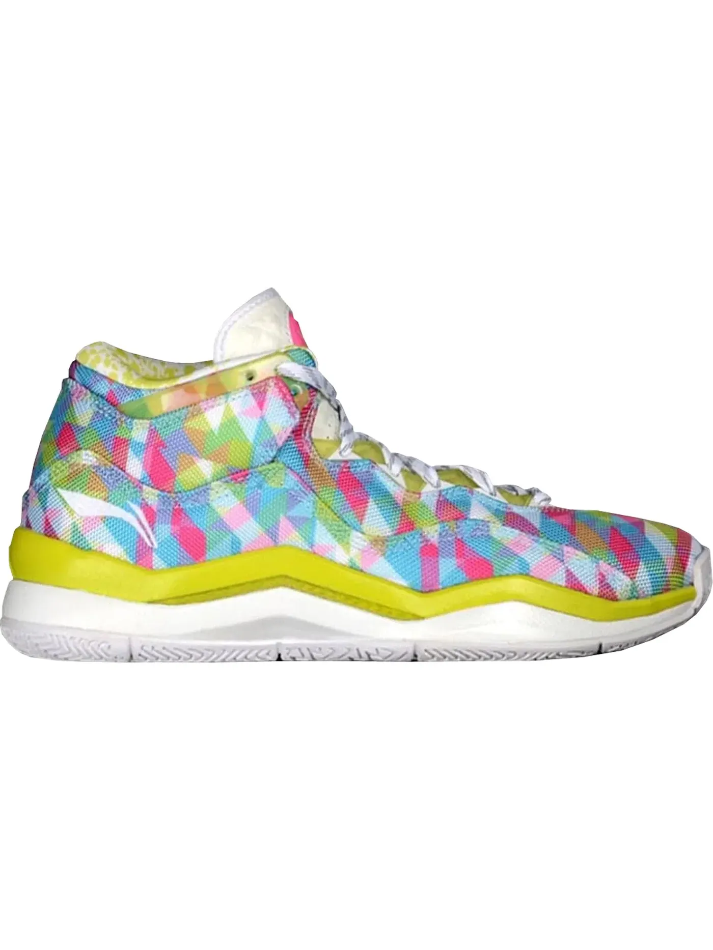 Мужские баскетбольные кроссовки с амортизацией Li-Ning Way Of Wade — изображение 1 из 1, желтый/белый-розовый