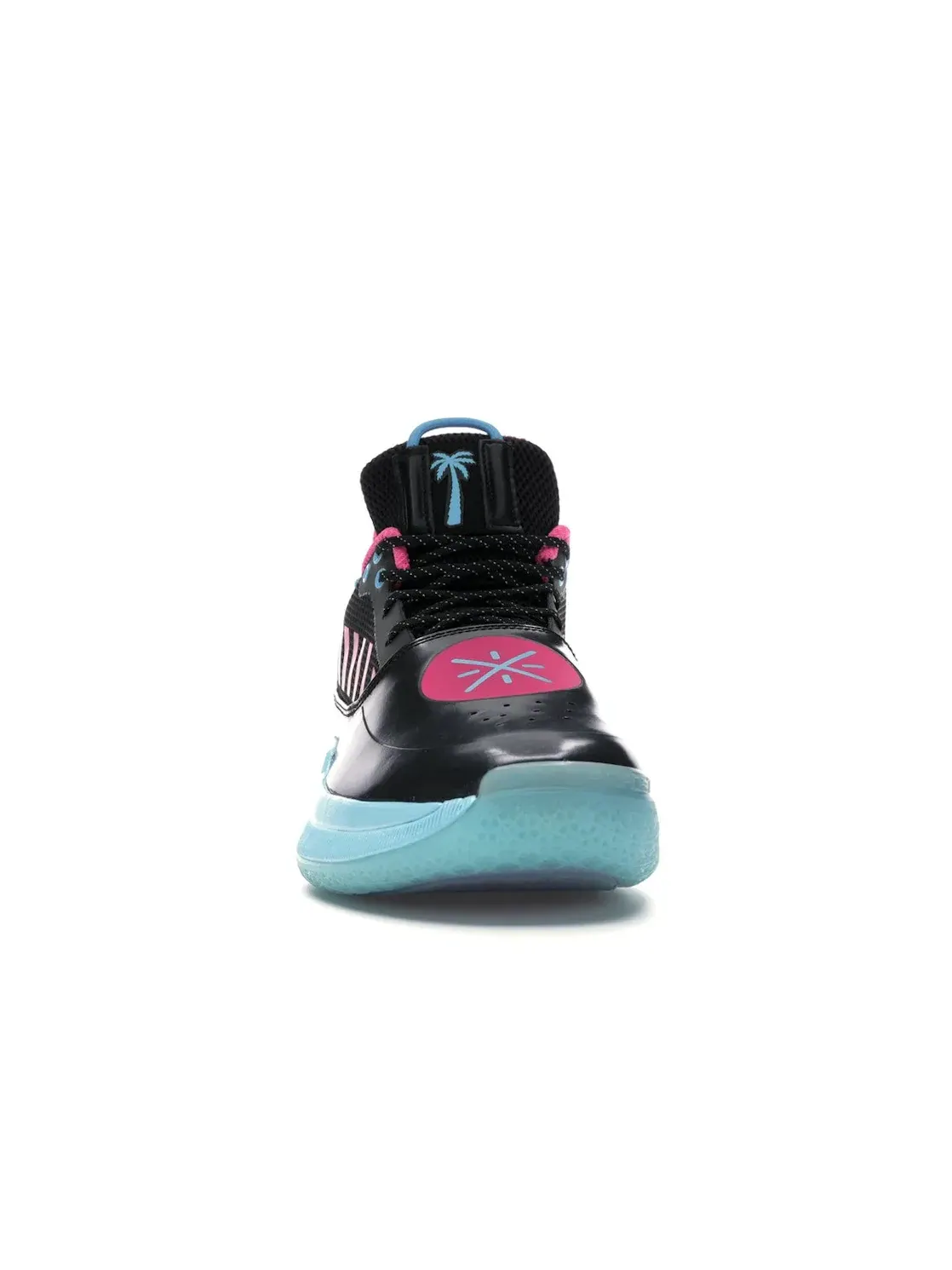 Мужские кроссовки для баскетбола Li-Ning Way of Wade 7 — изображение 2 из 4, черный/розовый-синий