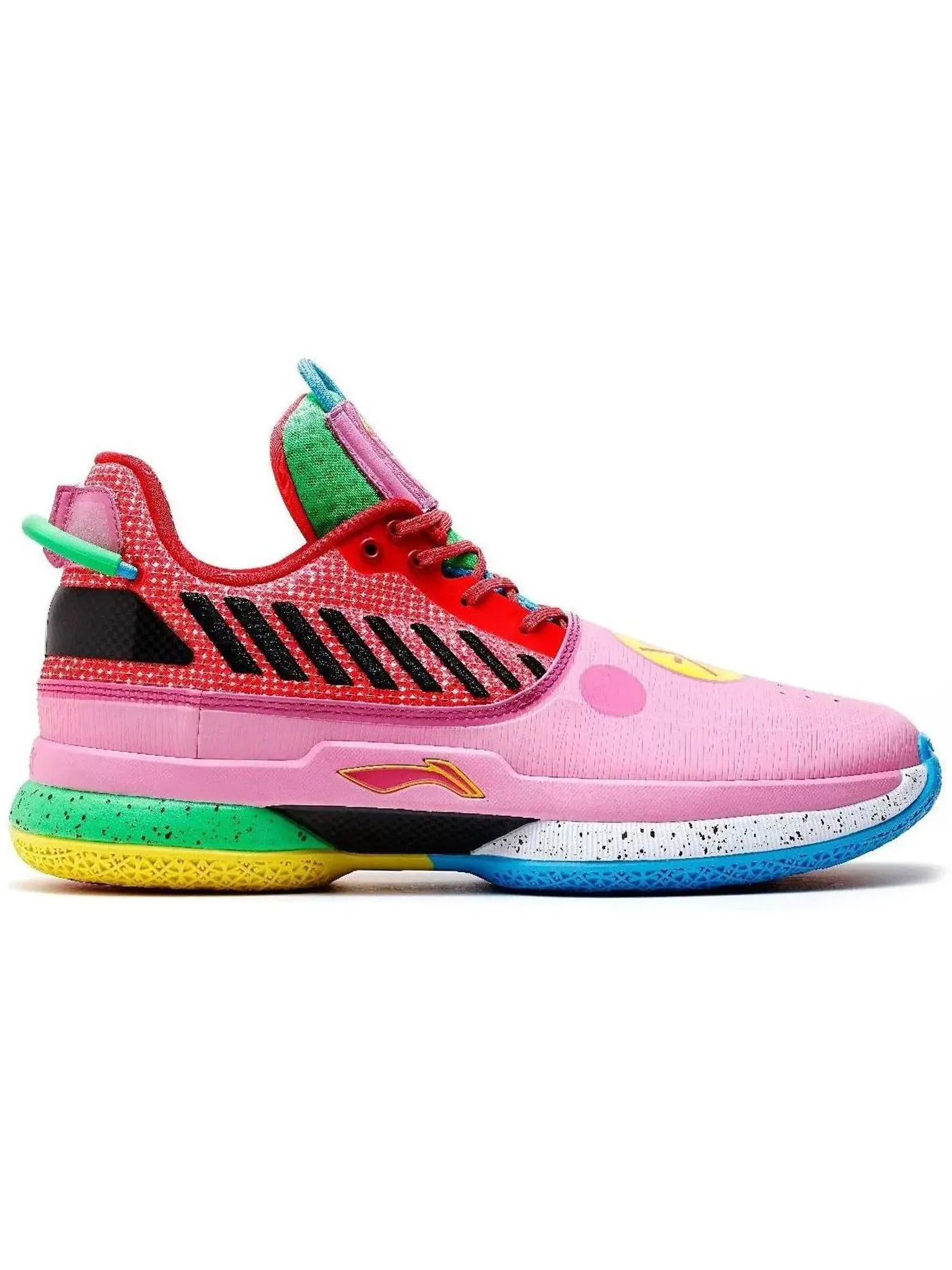 Мужские кроссовки для баскетбола Li-Ning Way of Wade 7 — изображение 1 из 1, розовый/красный/зеленый