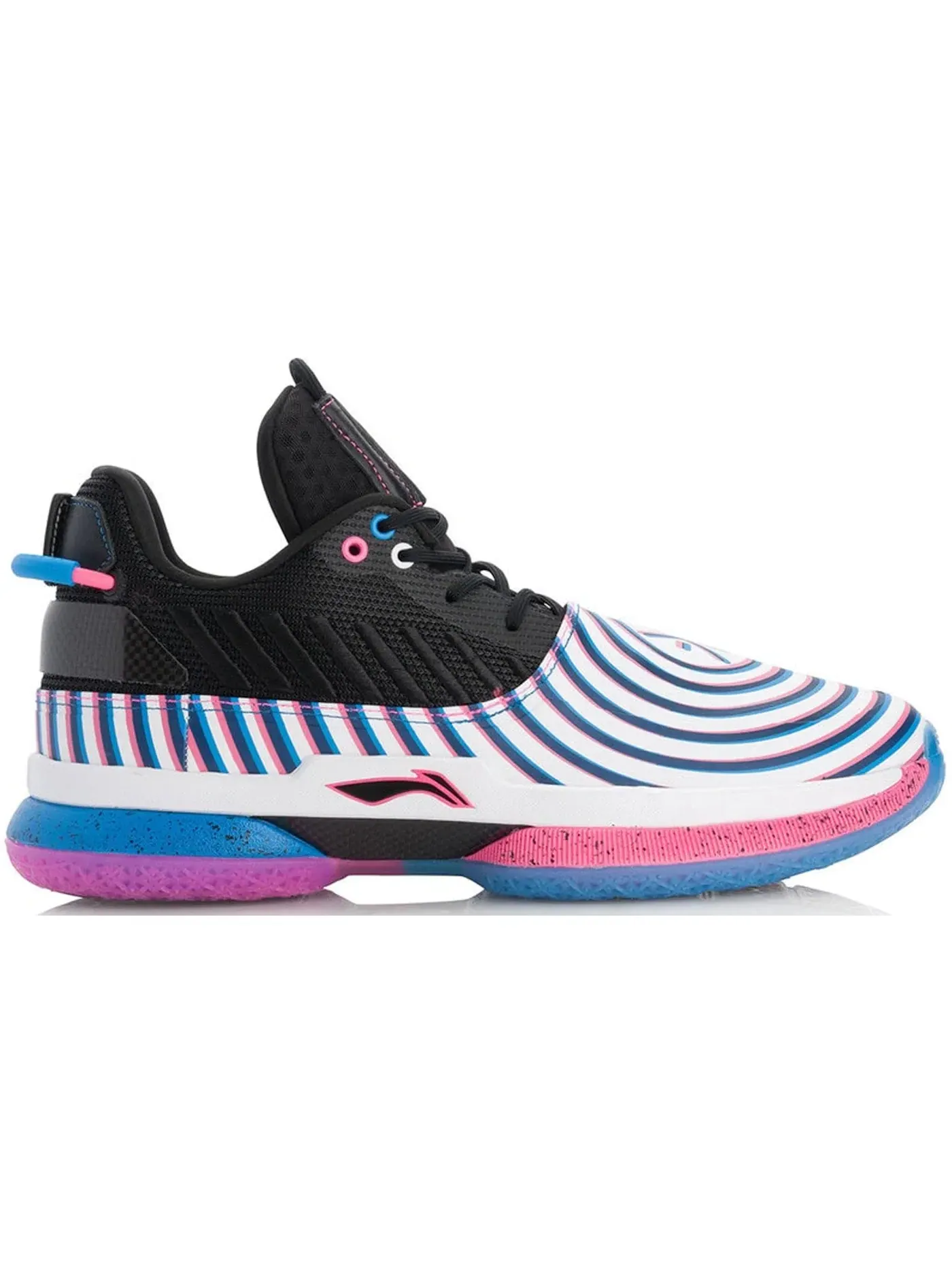 Мужские кроссовки для баскетбола Li-Ning Way of Wade 7 — изображение 1 из 1, белый/розовый-синий