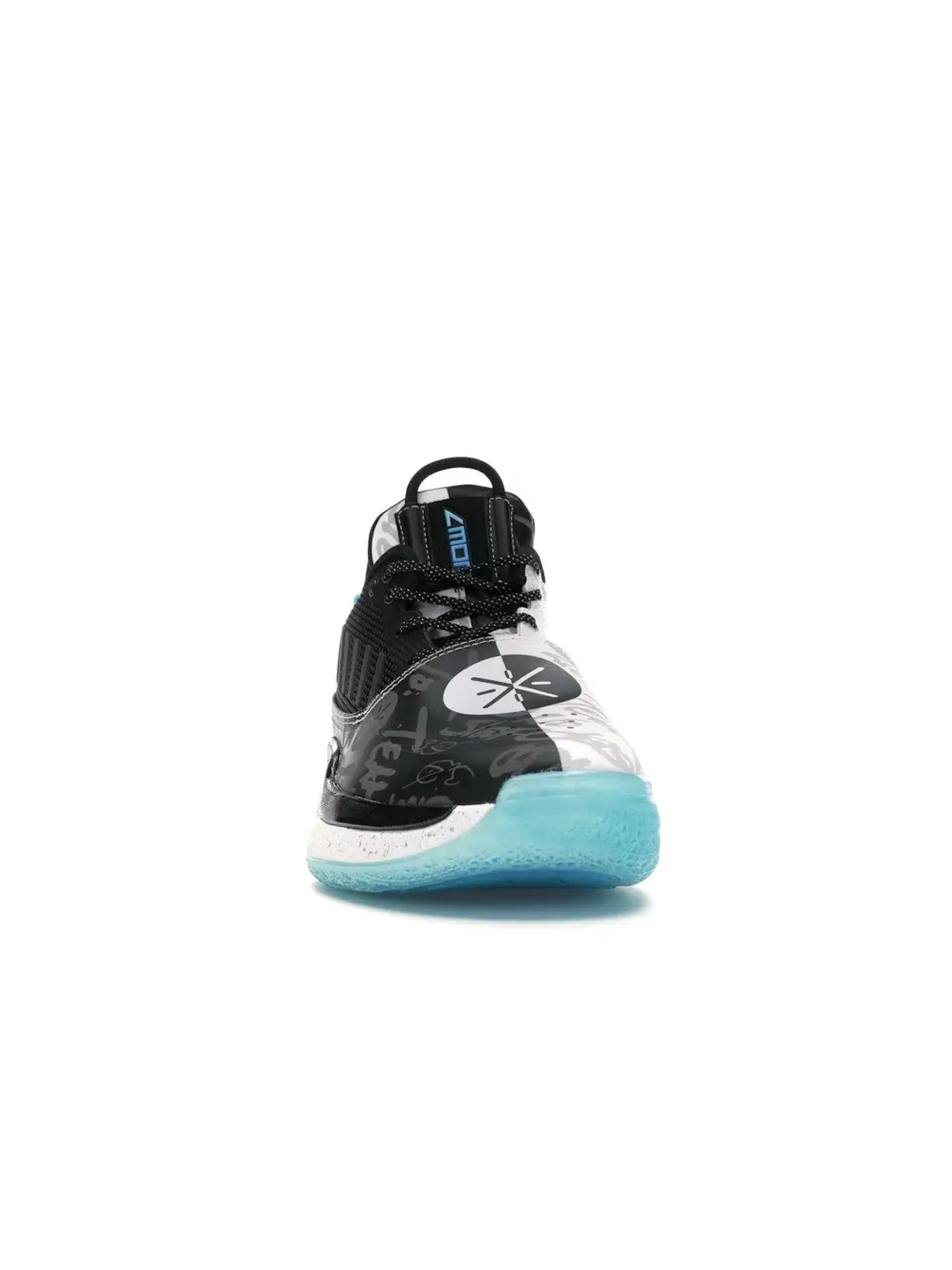 Мужские баскетбольные кроссовки Li-Ning Way of Wade 7 Team No Sleep — изображение 2 из 4, белый/черный-синий