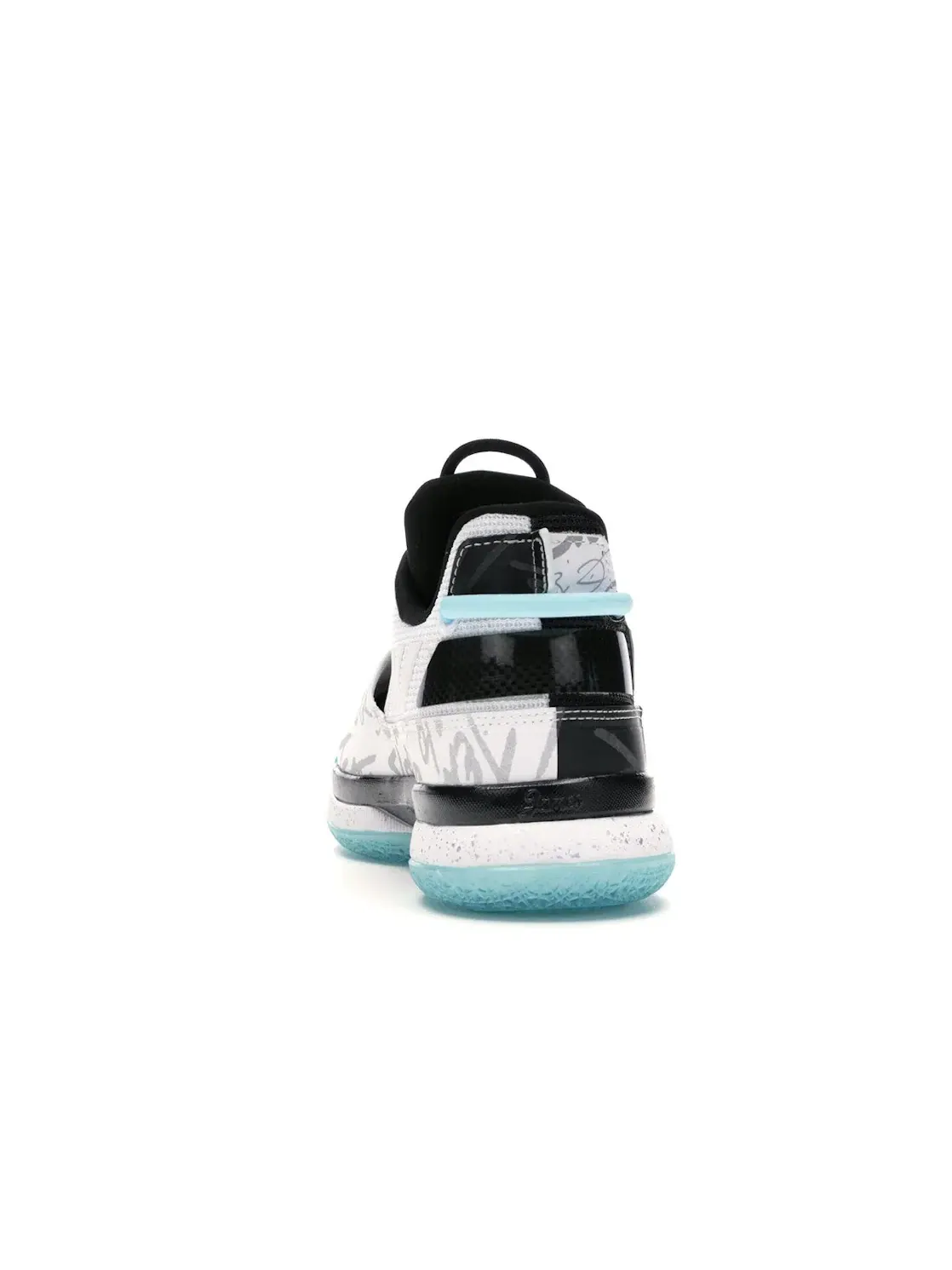 Мужские баскетбольные кроссовки Li-Ning Way of Wade 7 Team No Sleep — изображение 4 из 4, белый/черный-синий
