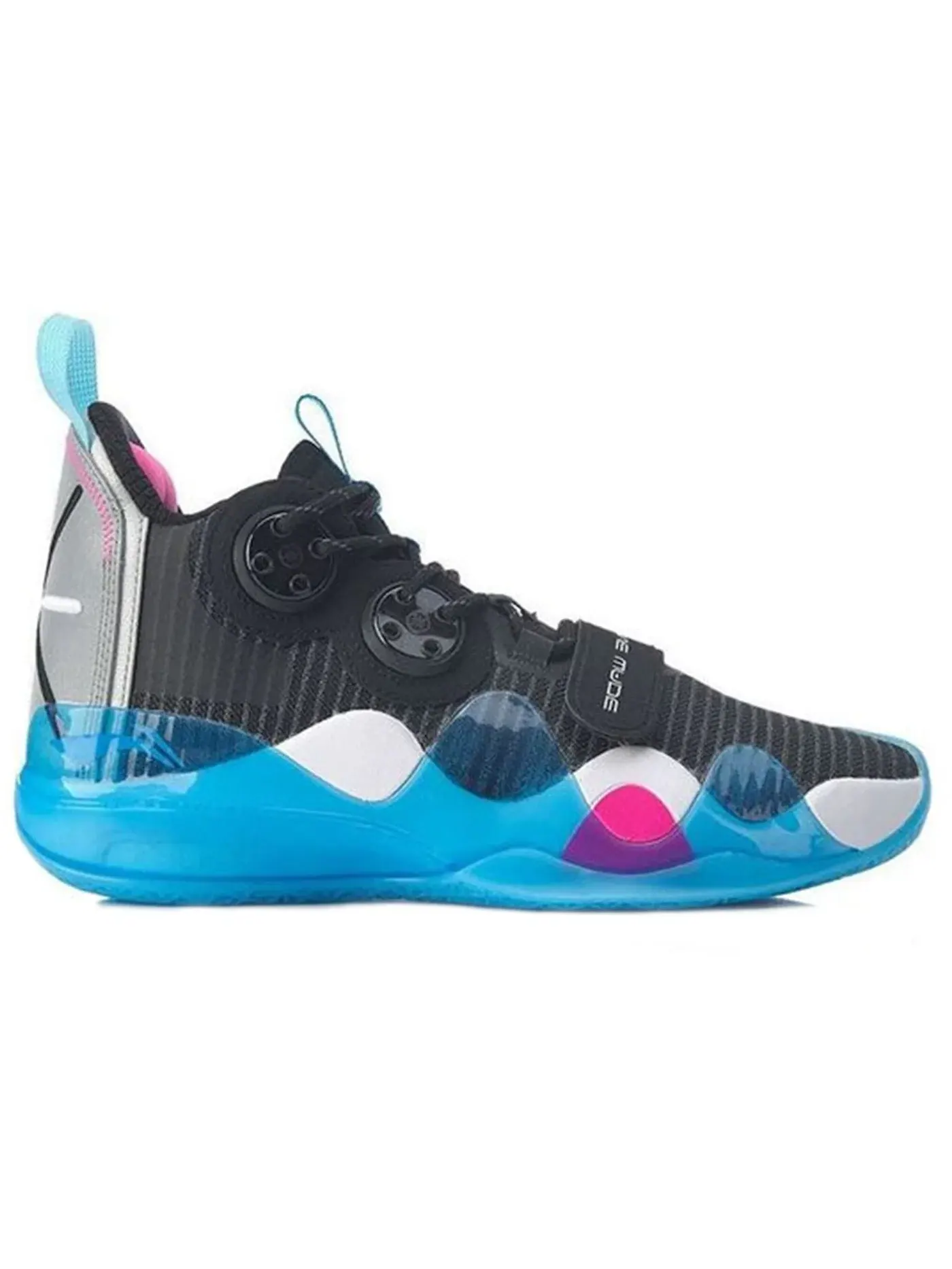 Мужские баскетбольные кроссовки высокие Li-Ning Way Of Wade — изображение 1 из 1, черный/синий-белый